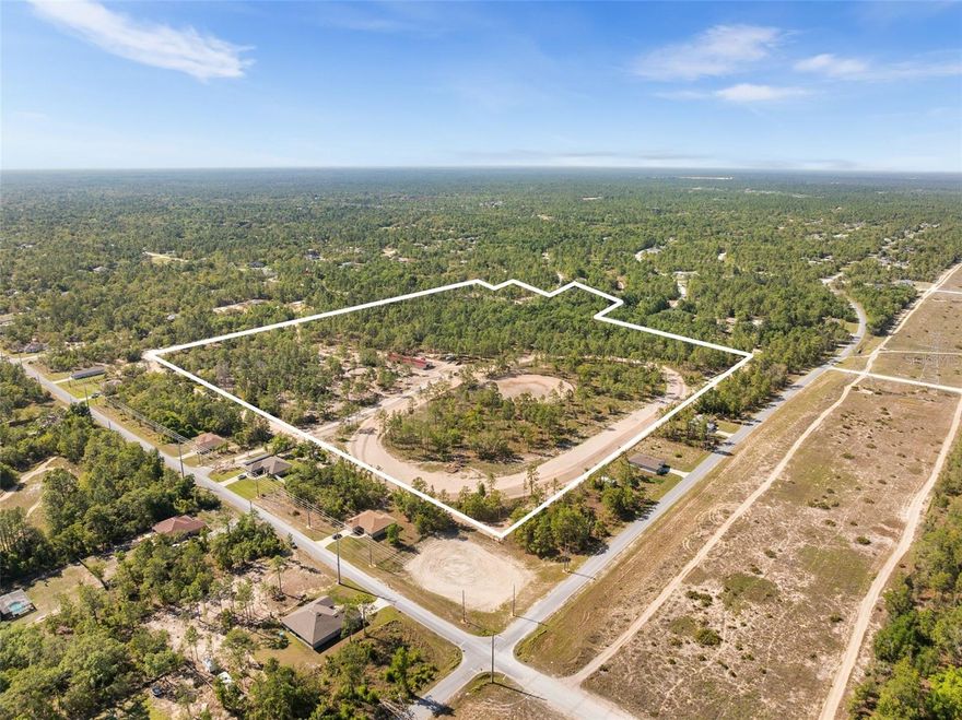 Rare opportunity to acquire a true large scale equestrian property in the heart of Weeki Wachee. Situated on 40 acres in the highly desirable Royal Highlands, this 16-stall facility offers a level of infrastructure, functionality, and location that is increasingly difficult to find in Hernando County. At the center of the property is a substantial MD BarnMaster barn with a metal roof built for durability, safety, and long-term use. The barn includes 16 stalls, multiple tack and feed rooms, washrooms, lighting, and a layout designed for daily operation. Additional equestrian improvements include: 4 4x40 paddocks with Ramm fencing, a 200 ft-diameter riding area, a 60 ft-diameter round pen, a Eurociser, and a track around the perimeter of the property, along with a fully fenced perimeter. Also included in the sale are 4 buildable half-acre lots on the exterior of the property. These are selling for $25,000-$35,000 each and will be included in the sale of the 40 acres. The property is 95% high and dry, with only 2 acres having a little flood zone. The residential component includes 6 park model homes in the middle of the property. Each park model home is a 1-bed 1-bath unit that comes with a dedicated septic, a front deck, electricity, and water. Each unit has high-end luxury vinyl flooring, a bathroom, a kitchen, fans, and closet space. This allows for staff housing, rental income, or on-site management, with the option to build a custom primary residence. Next to the main barn, your dream home awaits. The foundation for a 4,200 sq ft home has been poured and is ready for completion. The plans for this custom home and the survey come with the property. The property is conveniently situated just minutes from Weeki Wachee Natural Springs, the Gulf of Mexico, professional golf courses, hospitals, schools, shopping options, movie theaters, and restaurants, all within a quick 10-15 minute drive of multiple hiking trails. Live a quiet life with no HOA and all your wants and needs just minutes away! In addition to its current use as a working equestrian facility, the property offers long-term flexibility. With the existing plat, there may be potential for additional homesites, subject to county approval, creating further opportunity for future use or investment. Large properties of this scale and capability are rare in this location. This offering presents an opportunity for a trainer, investor, or owner-occupant to operate an income-producing equestrian business, create a private estate, or capitalize on future potential. Don’t miss the opportunity to make it yours.