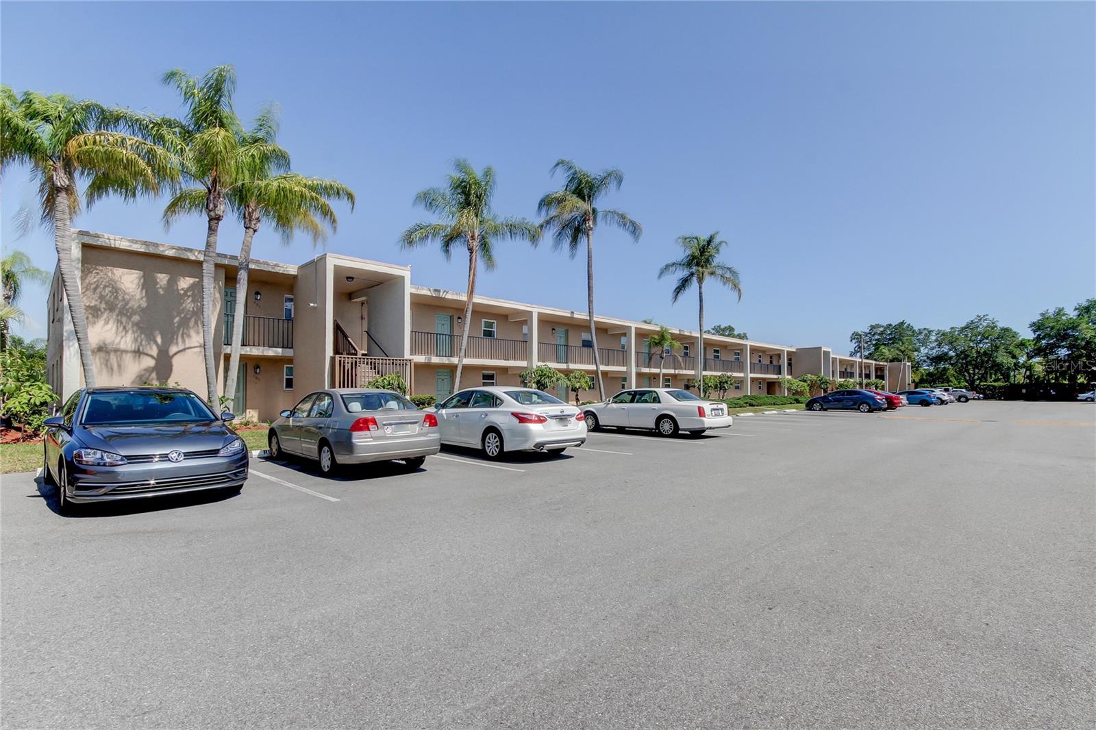 Move in ready and priced to sell. You will love this ground floor, spacious 2 Bedroom/2 Bathroom condo conveniently located in desirable Seminole. Features include a large open floor plan with living and dining combined, a large master bedroom and a walk-in closet, and a large community pool. Unit also has its own storage room. No need to walk down the corridor to do your laundry and the condo has a washer / dryer in a kitchen closet area. The Oakhurst Garden Condominiums is a well-maintained community 2 minutes from the new Seminole City Center Mall with shopping, restaurants, and entertainment; and just 5 minutes from the beach, 15 minutes from the world-famous John's Pass boardwalk the beaches of Madeira Beach and Treasure Island. This charming condominium is located 25 minutes from St. Petersburg. One reserved parking space directly in front of the condo unit.