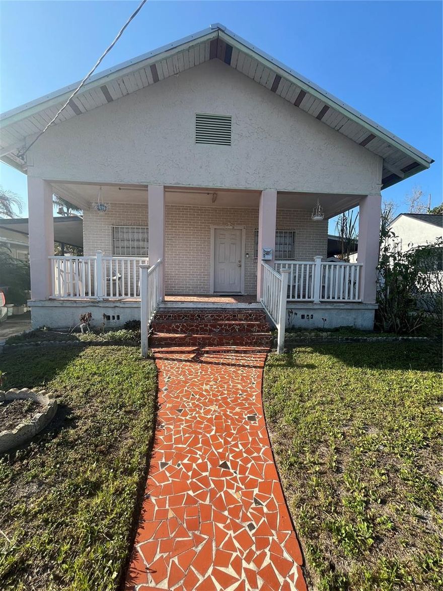 Step into the charm of this beautifully maintained 1908 bungalow—perfect for families who love to entertain. This spacious 1,830 sq ft home offers a versatile layout with two bedrooms, a bonus room, and a private in-law suite located at the rear of the property.
The outdoor space is truly a standout feature, boasting a covered patio complete with an outdoor kitchen—ideal for hosting gatherings and family celebrations. A covered driveway provides ample parking for up to eight vehicles, a rare and valuable convenience.
Inside, the main bathroom is thoughtfully designed with a walk-in shower, toilet, and bidet. The kitchen blends vintage charm with functionality, featuring an antique gas stove with a built-in griddle—perfect for making delicious breakfasts.
Additional highlights include a side porch with extra storage and a shed, as well as a welcoming front porch—an inviting spot to relax and connect with neighbors. Ceramic tile flooring runs throughout the home, adding durability and easy maintenance.
Located close to Desoto Waterfront Park, where residents can enjoy a variety of amenities including a fitness trail, community pool, playground, skateboard park, tennis courts, and basketball courts—all set along the beautiful waterfront.