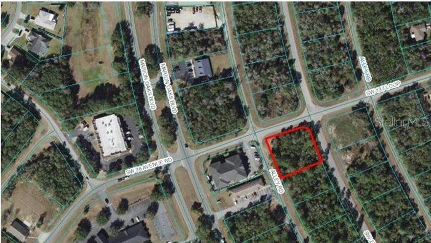 Location! Location! Location! Here it is! A unique piece of commercial property. just off the business section of Marion Oaks Blvd. and a couple of blocks from main traffic lane of HWY 484. Just the perfect spot for restaurant, beauty parlor, a professional office such as an insurance company or doctors office, etc. it sits on three corners: SW 137 loop, SW 27 Circle and alley rd. Hurry up, grab it. Its your golden opportunity.