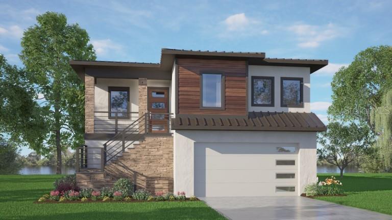 Pre-Construction. To be built. Exceptional and very desirable Crystal Beach location! Short walk to the blue waters of the Gulf of Mexico. Bike or walk the beautiful streets and Pinellas Trail - short distance to Downtown Palm Harbor! Visit the vibrant downtown Palm Harbor area and its restaurants, shops, concerts and entertainment! Enjoy it all from this brand new luxury 4 bedroom, 2 bath, multi-car garage (lots of storage, golf cart space, and tremendous amount of enclosed garage space too!) Very energy efficient home. Spacious Great Room with 10 ft. tray ceiling, and 8 ft. double-pane high energy efficient impact sliding glass doors. Elegant dining area with high ceilings. Gourmet kitchen with hardwood cabinets and granite countertops. Stainless Steel appliance package. Large granite breakfast bar opens to the Great room. Covered lanai off of both the Great room and Master Suite. Master bath has granite counter tops with double sinks, hardwood cabinets, large walk in shower and lots of natural light. Large walk in closet in Master. Charming front porch! Extremely upgraded. You may still pick colors and selections . Very High energy efficient and low maintenance. Impact Low E double pane impact windows. Be close to all Pinellas has to offer. Outstanding Modern design and much more.
Currently has home on this lot that will be removed. This listing includes only ONE of the plated lots associated with the existing home that is being removed. The adjacent lot is not included in the sale of this home, and will have a future new construction home built on it.
