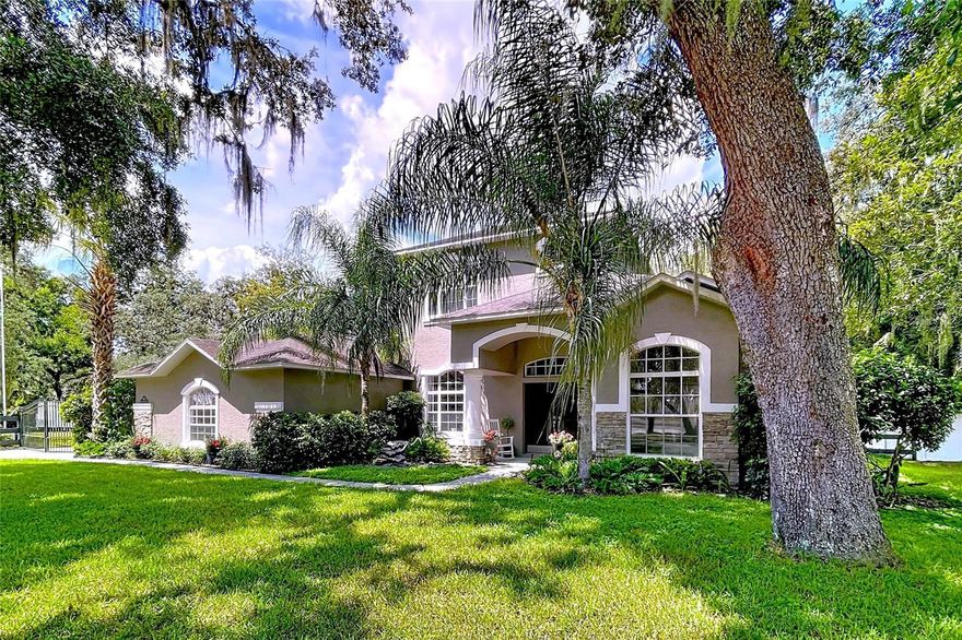 Elevate your lifestyle in this two story home.  This FLORIDA LAKEVIEW country living home blends seamlessly with nature and is nestled on a premium lot.   Should you want more elbow room for privacy, gardening, etc., additional lots available.  Centrally located to Tampa, Orlando, and Ocala areas, this home is minutes from I-75 and located just off the Hwy. 50 corridor for easy commuting.  This home is boasting an impressive five bedrooms and three full baths.  The thoughtful design provides a perfect balance of functionality and style.  The kitchen boast a center island, built ins, and loads of cabinet space.  Perfect for both entertaining and everyday living.  On the main floor you'll find 2 oversized bedrooms and a full bath. Ideal for guest or multigenerational living.  Larger of the two could be tailored to fit your 
 lifestyle...family movie nights, pool table, video gaming, you name it.  Upstairs the remaining bedrooms include the owners suite complete with two walk-in closets and ensuite bathroom.   This home offers space, serenity, and the Florida lifestyle.  Just step outside to your private inground screened enclosed, heated  pool and lanai area.  Offering the ultimate space for year around enjoyment and effortless entertaining.  Lanai area has been prewired for hot tub and offers open and covered areas.  Home also offers a indoor laundry and oversized side entry garage.  Additional oversized concrete pad great for parking your boat, rv, etc.  If you are searching for a home that offers, space, convenience, serenity, and the Florida lifestyle, dont't miss your chance.