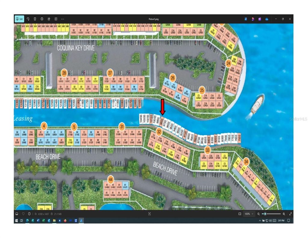 Photo of 0 Beach Drive SE #98SS, St Petersburg, FL 33705 (MLS # TB8326930)