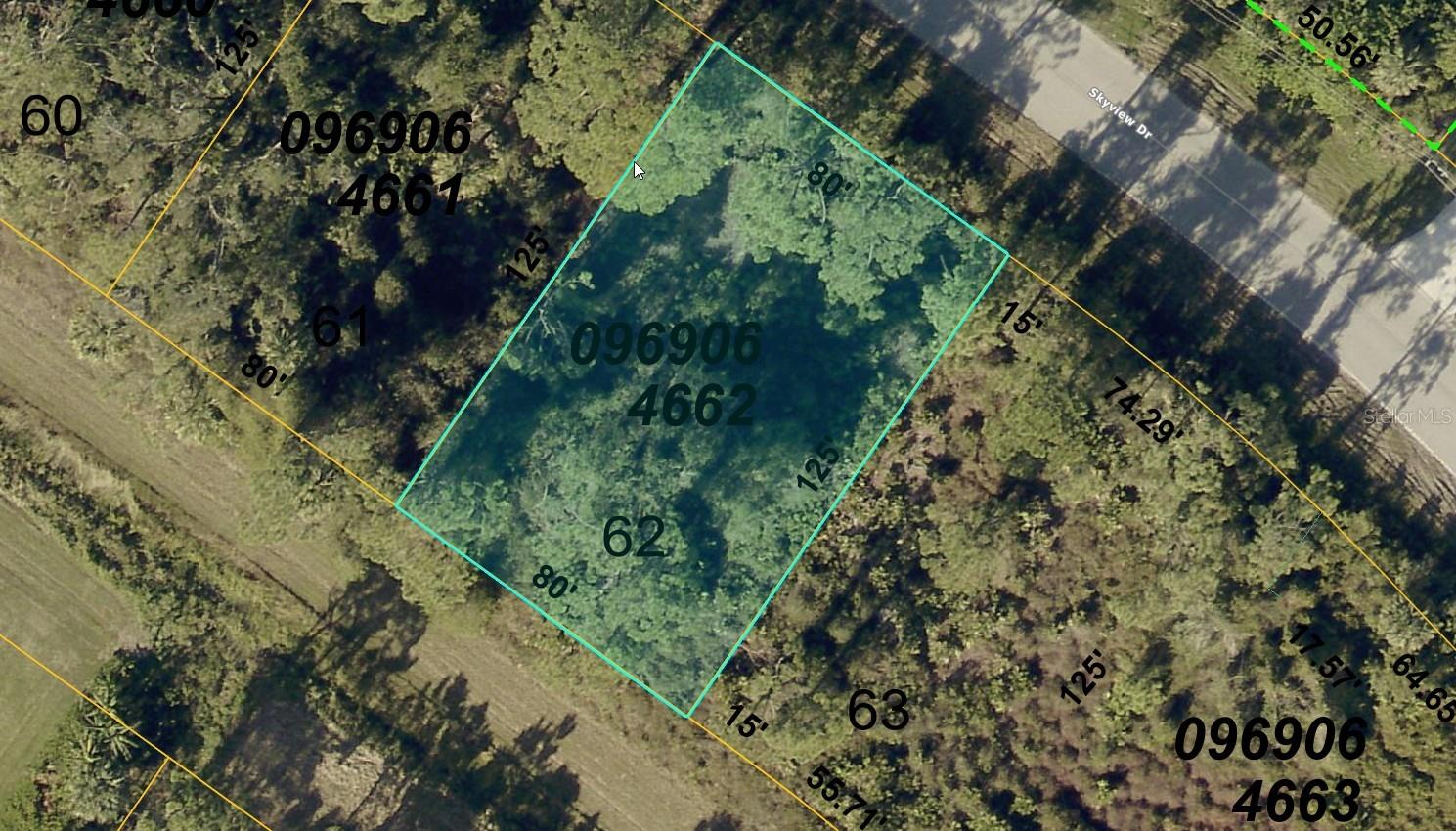 Located in a desirable 'X' flood zone, with no Deed restrictions or HOA, this lot could be the site of your new Florida home! Buy to build, or hold for investment. It backs up to a wide County-owned greenbelt area. Some newer homes nearby, but still a sense of nature all around. Check it out today!