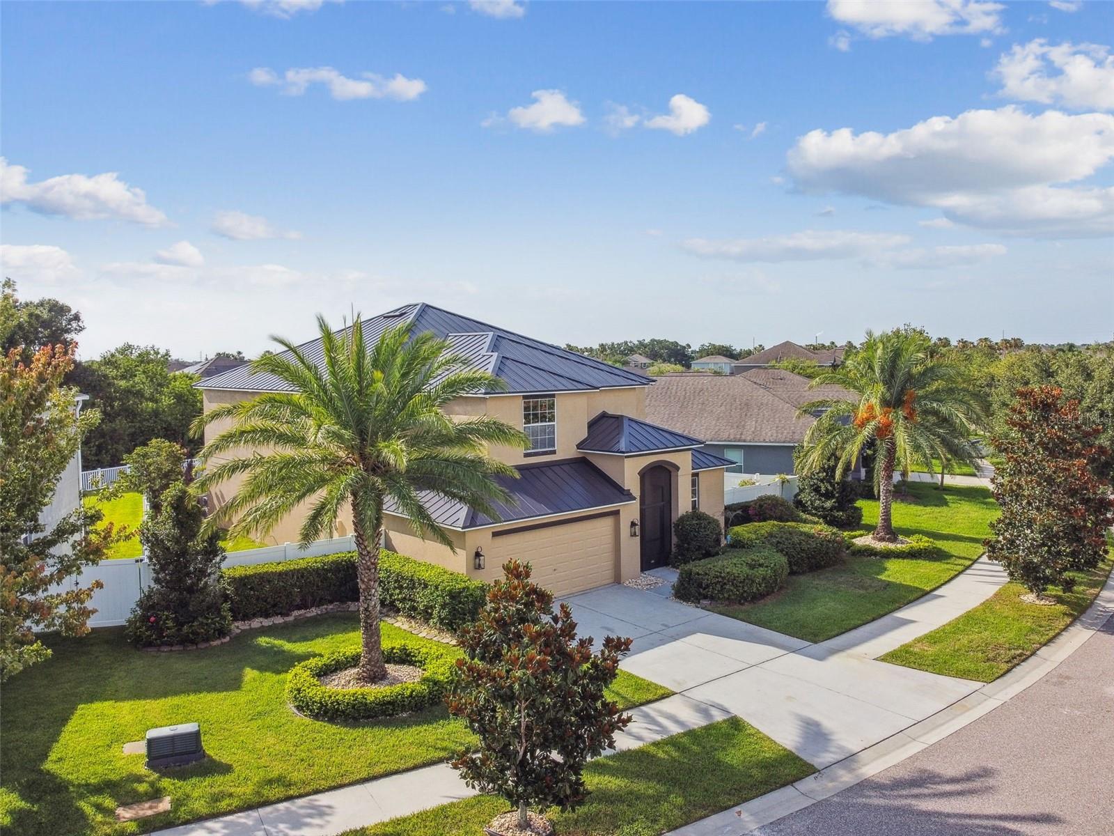 ***PRICE REDUCED***
Welcome Home! This dream retreat is nestled in the highly coveted gated community of Hawks Point in Ruskin, Florida!
You will not find another home in the neighborhood with the features offered that accompany this home. FEAR HURRICANE SEASON NOT! - With this brand new top of the line Metal Roof and new exterior paint and sealing. Mature landscaping with beautifully landscaped foliage and enormous towering palms trees, this house comes with serious presence as you approach it. Enjoy the oversized, elevated outdoor patio paver area and tap into the serene backyard overlooking the preserve area behind.
Masterful renovations done throughout this house, when you walk in your eye will be lured into starring at the large format tile EVERYWHERE along with the warm wood floors. WOOD WORK WOOD WORK WOOD WORK! You will notice the extensive amount of time, energy and craftsmanship that was poured into the wood work around the windows, pillars and doors leading in and out of this luxurious space. Floor to ceiling large format (OVERSIZED) tile also in the downstairs and primary bathroom. Chair railing molding, beautiful wood columns, oversized CUSTOM 8 foot tall framed entry mirrors, power outlet ready for shed or backyard appliance, smart appliances and chic light fixtures throughout helping highlight the focal points in this stunner of a home!
This beautifully maintained residence offers the perfect blend of comfort, style, and resort-style amenities — in a peaceful, family-friendly neighborhood just minutes from Tampa Bay.
Step inside to find a spacious, open-concept floor plan featuring high ceilings, abundant natural light, and modern finishes throughout. The kitchen is a chef’s delight with granite countertops, stainless steel appliances, and a large island perfect for entertaining. The second floor owner’s suite offers a private retreat with a walk-in closet and an en-suite bath complete with dual sinks and a walk-in shower. Additional bedrooms are generously sized, ideal for guests, a home office, or growing families. Take a night with the family and experience the Theatre room upstairs! Enjoy Florida living at its best in your private backyard, or take advantage of the incredible community amenities, which include:
Gated entry with 24/7 security for peace of mind
Resort-style swimming pool with covered lounging areas
Clubhouse with kitchen & event space — perfect for parties and gatherings
State-of-the-art fitness center
Playgrounds and dog parks for the whole family (including furry members!)
Walking trails for active lifestyles
On-site management and beautifully maintained landscaping
Hawks Point is conveniently located offering easy access to Tampa, Sarasota, and award-winning Gulf beaches. Nearby shopping, dining, schools, and medical centers make this an ideal place to call home. Don't Miss Out! See it before it's gone!