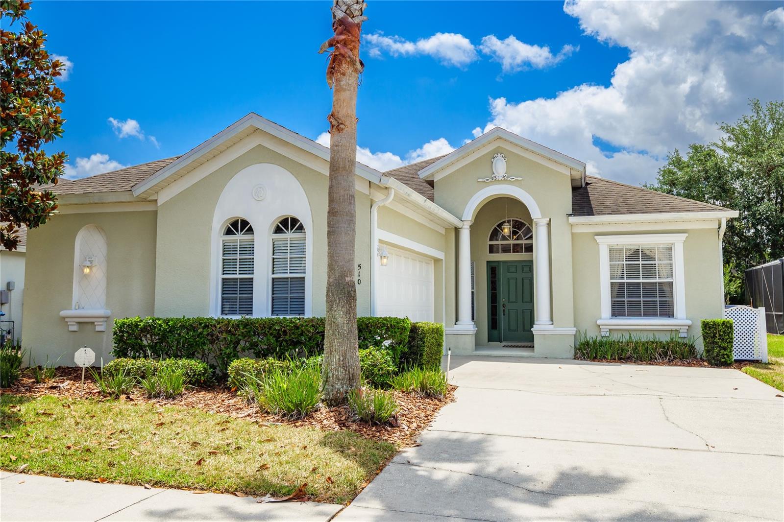Welcome to this charming 4-bedroom, 3-bath home located in the desirable gated community of Calabay Park at Tower Lake. Set on a beautifully landscaped lot with mature greenery, this property offers both style and comfort. Inside, you’ll find a fully furnished home with high ceilings and a serene relaxed atmosphere. The remodeled kitchen features modern stainless steel appliances and flows easily into the breakfast room and living area, where large windows showcase a beautiful view of the pool. A dedicated media room offers the perfect space for movie nights or quiet relaxation.
This home offers the convenience of two primary suites. The main retreat includes a walk-in closet and a spa-inspired bathroom with dual vanities, a garden tub, and a walk-in shower. The second suite also boasts direct pool access, creating a private oasis for guests. The outdoor space is a highlight, with a screened-in, heated pool with lighting, all new pool netting (May 2025), and a covered patio—perfect for enjoying Florida living.
Recent updates include a new shingle roof (Dec 2024), new A/C (2022), new water heater (Nov 2023), new pool heater (May 2023), new window blinds (2022), cellular alarm system (Nov 2023), and a Ring camera system (2024).
Residents enjoy gated access along with community amenities, including a pond with fishing pier. With its thoughtful updates and inviting layout, this home is move-in ready and ideal for both full-time living or as a vacation retreat.