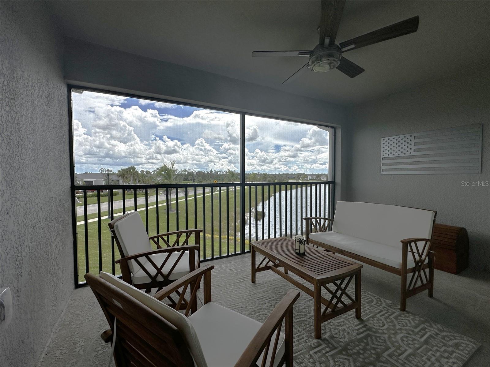 Top-Floor Bromelia Veranda with Social Membership – Heritage Landing | Short- or Long-Term availability (Rates Vary by Dates)
Step into resort-style living with this beautifully appointed 2-bedroom plus den, 2-bath Veranda, featuring upgraded sliding glass doors that open to your front patio and a one-car garage. Perfectly situated on the top floor, this home offers added privacy and scenic views. From the moment you enter, you’ll appreciate the open layout, abundant natural light, and stylish finishes that make this residence truly stand out.
The kitchen is designed for both function and flair, showcasing white shaker cabinets, quartz counters, stainless steel appliances, and diagonal tile flooring that extends through the main living spaces. Two screened lanais—one in front and one in back, currently being furnished by the owner—offer the perfect spaces to enjoy morning coffee, evening cocktails, or the peaceful lake, preserve, and sunset views. The primary suite provides a private retreat with dual sinks and a spa-like bathroom.
Community Lifestyle
Heritage Landing delivers an unmatched array of amenities, including:
Guard-gated entry for security
A resort-style pool with lap lanes plus 4 satellite pools
Six Har-Tru tennis courts, six pickleball courts, and two bocce courts
A state-of-the-art fitness center and dedicated aerobics room
Full-service spa and wellness center
Poolside café with food and beverage service
A newly built clubhouse with fine dining, a full bar, and both indoor and outdoor seating
Convenient Location
Just off Burnt Store Road, this community offers quick access to:
Downtown Punta Gorda’s waterfront, dining, and entertainment
Punta Gorda Airport
Fort Myers
Cape Coral and surrounding areas