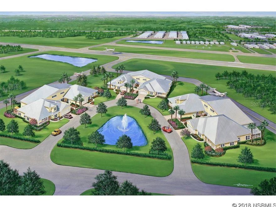 New Construction!  Villas at Massey Ranch Airpark are brand new luxury taxiway townhomes, each with a private 49' X 39' hangar with low maintenance hydraulically operated door.  Old Florida flair 3 bedroom, 3 bath with a loft,  concrete block stucco homes with impact resistant windows, were designed to meet  the most rigid structural standards.  Brand new construction enables you to choose your interior colors, flooring, cabinetry, lighting, etc.  There are numerous interior upgrades and choices available to create a truly custom home.  Professionally designed landscaping will be maintained by the HOA which which increases leisure time for flying, biking, boating, fishing etc.  Only a few short steps to our new Rails to Trails. ;Water: City