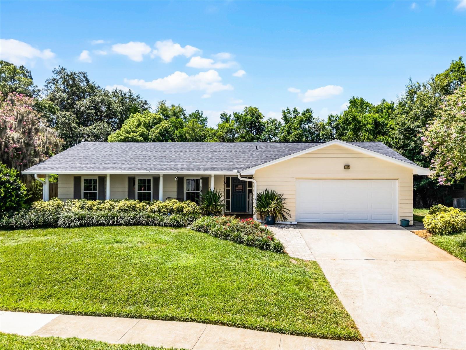 Nestled in desirable Arrowhead Cove, this meticulously maintained 3-bedroom, 2.5-bath home represents the pinnacle of Winter Park living. With 1,906 square feet of thoughtfully designed space, this move-in-ready residence blends character, comfort, and convenience in Central Florida's most coveted school district. BONUS FEATURE: PRIVATE WELL IRRIGATION SYSTEM – Enjoy beautifully maintained landscaping year-round while keeping utility costs exceptionally low! This home features a dedicated well pump irrigation system that’s completely independent from city water, providing significant monthly savings and eco-friendly watering for the stunning renovated yard and lush landscaping.
EXCEPTIONAL RECENT UPDATES
NEW ROOF & SKYLIGHT (2024) – Complete peace of mind
ENERGY-EFFICIENT WINDOWS (2017) – Maximum comfort and utility savings
HVAC SYSTEM REPLACEMENT (2018) – New AC unit and air handler
SMART HOME FEATURES – Nest thermostat and Protect alarms
NEW GARAGE DOOR & SMART OPENER (2024) – Modern convenience
POWER GENERATOR CONNECTION (2020) – Florida weather ready
FRESH EXTERIOR PAINT (2021) – Pristine curb appeal
RESORT-STYLE BACKYARD TRANSFORMATION (2023)
The completely renovated backyard is a masterpiece that must be experienced in person:
Brand new decorative pavers for elegant entertaining
New privacy fencing for complete seclusion
Custom playground perfect for active lifestyles
Low-maintenance professional landscaping
Expansive screened patio for year-round Florida living
Fully fenced yard providing security and privacy
STYLISH INTERIOR
Open, airy layout maximizes natural light through oversized windows. Seamless flow from living and family rooms into large formal dining area makes entertaining effortless. Thoughtfully designed bedroom placement ensures privacy, while the spacious primary suite features walk-in closet, dressing area, full bath with walk-in shower, and additional half bath.
UNPARALLELED WINTER PARK LIFESTYLE
Step outside to the scenic Cady Way Trail for morning jogs, evening bike rides, or weekend nature walks. Enjoy Park Avenue's boutique shopping, world-class dining, and cultural events just minutes away. Publix, Target, Walmart, Costco, Aldi provide convenient daily shopping. Outdoor enthusiasts love proximity to Winter Pines Golf Club, Lake Baldwin, and Central Florida's extensive trail system. Coffee lovers appreciate nearby cafes, while foodies discover diverse restaurants from casual to fine dining.
WORLD-CLASS SCHOOLS
Lakemont Elementary – Top 50% Florida ranking, 61% math/ 59% reading proficiency
Maitland Middle – Highly-rated Winter Park feeder school
Winter Park High – Ranked #153 of 807 Florida high schools, 98% graduation rate
Near Full Sail, UCF, and Rollins College
COMMUNITY EXCELLENCE
Arrowhead Cove offers low $100 annual HOA and optional Lake Nan access for peaceful waterfront recreation. Weekend farmers markets, community events, and seasonal festivals create vibrant neighborhood connections.
The backyard transformation and thoughtful upgrades must be experienced in person. Schedule your private showing today and embrace the Winter Park lifestyle!