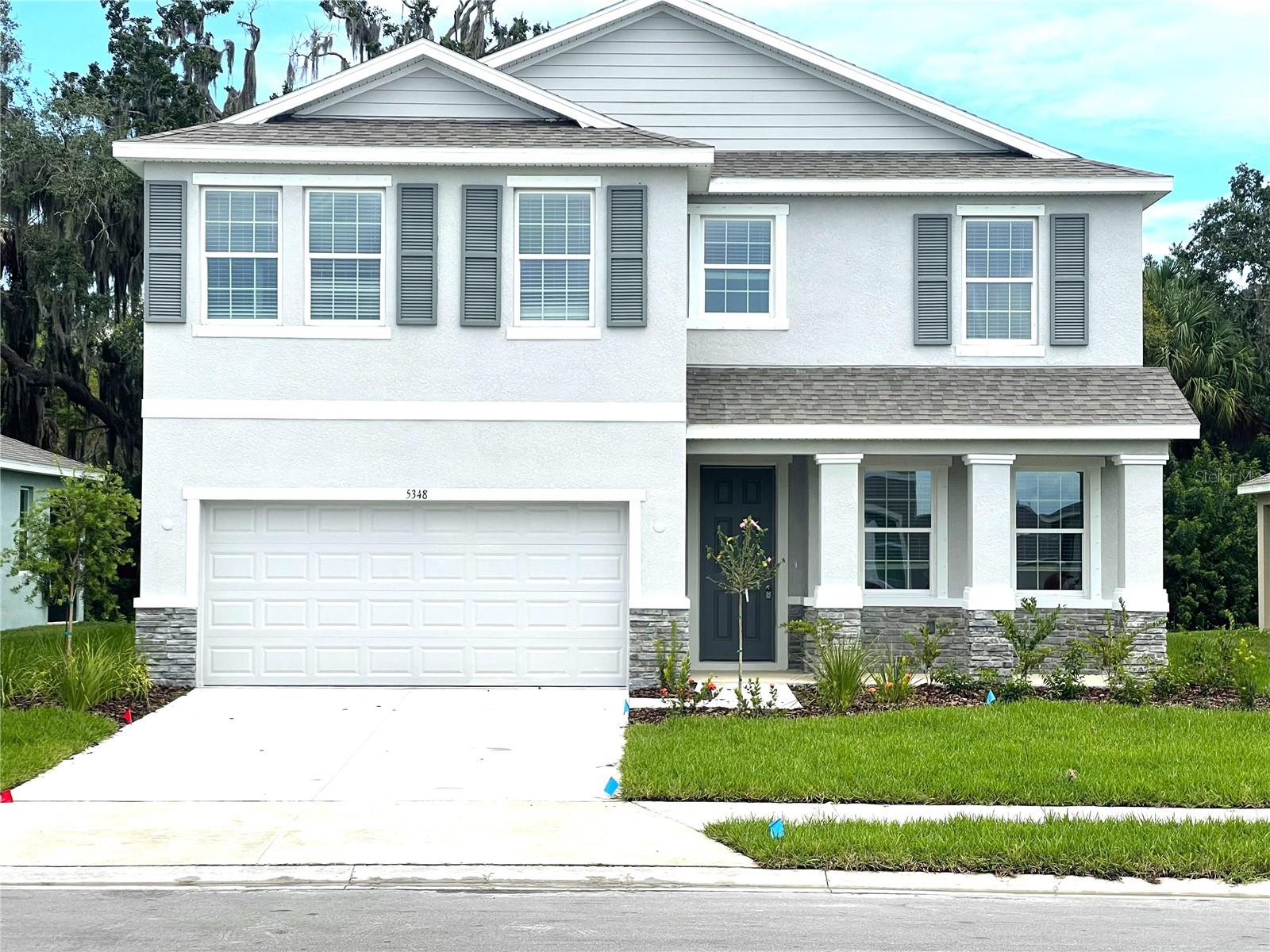 This nearly new, luxurious executive home boasts 4 bedrooms plus an office (which can serve as a 5th bedroom), 3 full bathrooms, a spacious bonus room (second family room), and a two-story layout encompassing 2,756 sq. ft. of heated space, in addition to a 2-car garage, constructed in September 2022. The expansive backyard offers a stunning view of the preserve, a large covered porch, and exquisite landscaping, providing ample space for any outdoor activity. The house features a large master bedroom with two spacious walk-in closets, an eat-in gourmet kitchen equipped with brand-new stainless steel Whirlpool appliances, double sinks, solid granite countertops in the kitchen and all bathrooms, and a massive breakfast bar that can accommodate the entire family. The great room is sizable, with tile flooring in the living room and all three bathrooms, and 9.4-foot ceilings. The upstairs includes a large bonus room, while the office and one bedroom are located downstairs. The Silverstone community provides amenities such as a resort-style swimming pool, pool pavilion, extensive playground, and a dog park, all included in the rent. It is zoned for Palmetto High School, which offers the Cambridge AICE Program. The property is ideally situated near the upscale Ellenton Outlet Shopping Mall, fine dining, golf courses, parks, nature trails, world-renowned beaches, and the picturesque Bradenton Riverwalk. Located just south of Tampa and the Ellenton Ice and Sports Complex, as well as I-75, it's a mere 25-minute drive to the Gulf Beaches, 10 minutes to downtown Bradenton, and 25 minutes to downtown Sarasota or St. Petersburg. Additional attractions such as golf courses, marinas, museums, shopping, dining, and much more are conveniently close by.