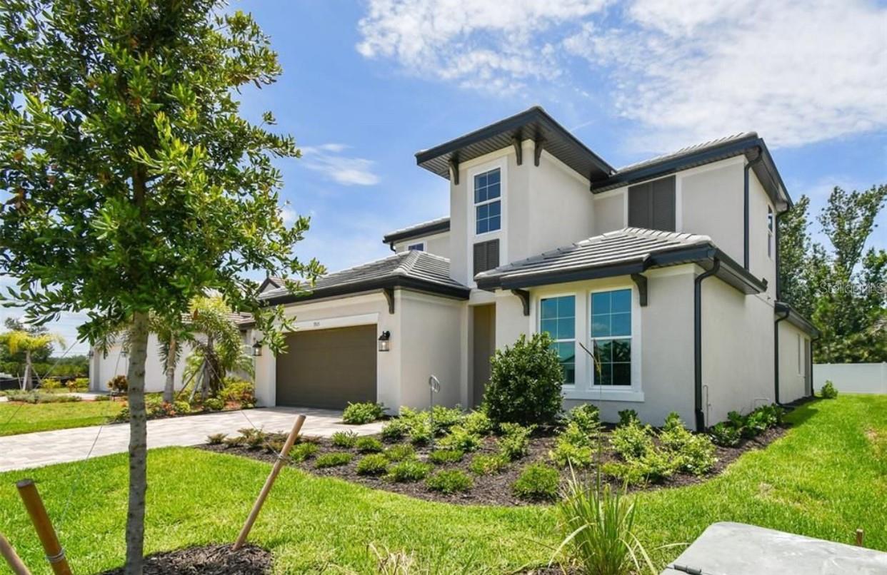 Offering $10,000 towards closing costs on this Brand New Move in Ready Home!! Over 2,500 square feet Located in Cypress Glen at River Wilderness. Master bedroom, Guest suite with full bath and a den are all downstairs. Entertainment room and another guest bedroom with full bath upstairs. Welcome to The Daintree – an exquisite, award-winning new residence that seamlessly combines elegance and functionality. Step through the front door and discover a welcoming guest bedroom with an adjacent full bath – a perfect retreat for visitors seeking their own space. Moving deeper into the home, you'll find a well-appointed den and an expansive combination dining-great room area that seamlessly transitions into the kitchen. The Primary bedroom is downstairs with a large walk-in closet. Upstairs you will find a large open space, a bonus loft area perfect for a home office, or playroom along with a guest bedroom and full bath. The kitchen is a culinary masterpiece, equipped with a wall oven, stainless steel appliances, eating space at the island, and an over-sized walk-in pantry. The master suite, strategically located downstairs at the back of the house, ensures maximum peace and privacy, featuring a generously sized walk-in closet. The upscale master bath is a haven of luxury, showcasing an enclosed shower area with floor-to-ceiling tile, double sinks, and a separate toilet space. Don't miss the chance to experience this home firsthand. Elevate your lifestyle with this exceptional home!