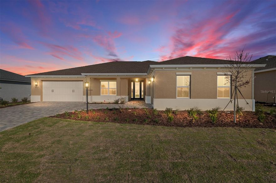 Welcome to the highly sought-after Candler Hills neighborhood of On Top of the World, where this beautifully crafted Dunbar model offers the perfect blend of comfort, style, and functionality.

This brand-new construction home features 3 spacious bedrooms, 3 full baths, and a desirable 3-car split garage, providing both convenience and ample storage. Step inside to an open-concept great room that seamlessly connects to the breakfast area and kitchen—ideal for everyday living and entertaining alike. Elegant tray ceilings add architectural interest and elevate the overall feel of the home.

The kitchen is thoughtfully designed with stylish subway tile backsplash, built-in ovens, and plenty of workspace for cooking and gathering. A dedicated bar area with a wine fridge creates the perfect spot to unwind or host guests with ease.

The well-appointed laundry suite adds everyday convenience, while the smart layout ensures privacy and comfort throughout the home. With quality finishes and modern touches at every turn, this Dunbar model is a must-see.

Enjoy all the amenities and lifestyle that On Top of the World has to offer in this exceptional new home located in the desirable Candler Hills community.
