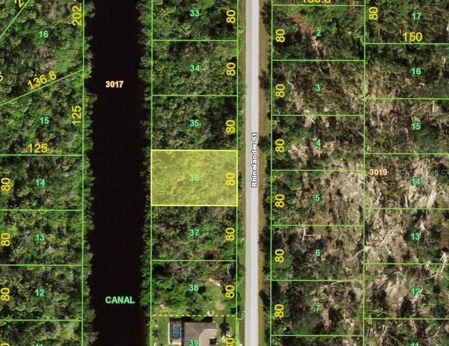 Waterfront lot in Port Charlotte.