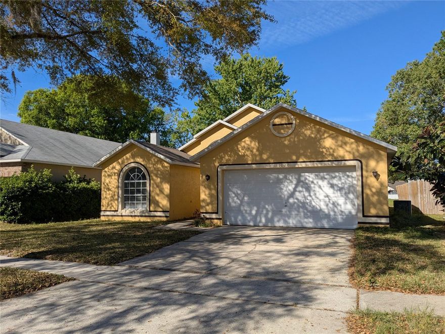 Single family home with split floor-plan, 3 bed ,2 bath, 2 car garage, and cozy pond view home. Located in the quiet neighborhood of Pines of Wekiva, nearby to amenities, schools, parks and restaurants. Home features a great room, separate dining room, kitchen with eat-in space, & split bedrooms. Enjoy & relax with a screened patio/porch overlooking the pond. Lawn care a tenant responsibility. Washer/dryer hook ups in laundry room. Move-in ready by 05/01/2026. Tenant occupied. Call to schedule a tour.