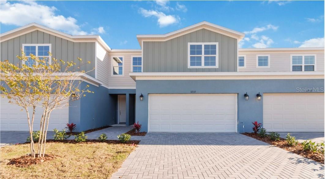 Move-in Ready! Low-Maintenance Living with Big Style! Minutes from Lake Nona—without the Lake Nona price tag. The Hazel delivers easy living with a stylish edge. With 1,860 sq. ft. of living space, there’s plenty of room to relax and entertain. An open main level lives large with tile flooring throughout for a clean, low-maintenance finish. The showpiece kitchen features 42" upper gray cabinets, granite countertops, a generous island, and stainless-steel appliances, opening to the dining and great room for effortless entertaining. Upstairs, four bedrooms plus a loft are thoughtfully arranged with smart storage and a convenient laundry. Outside, enjoy covered outdoor living and a true backyard—fence-ready per community guidelines—ideal for pets, play, or privacy. Energy-efficient construction and an attached two-car garage provide everyday confidence. Quiet St. Cloud setting with fast access to Lake Nona/Medical City, Narcoossee Rd, and major routes to Orlando. Live big, maintain small—tour the Hazel today.DISCLAIMER: Photos and/or drawings of homes may show upgraded landscaping, elevations and optional features that may not represent the lowest priced homes in the community. Pricing, Incentives and Promotions are subject to change at anytime. Promotions cannot be combined with any other offer. Ask the Sales and Marketing Representative for details on promotions. All photos are stock photos of the floorplan.