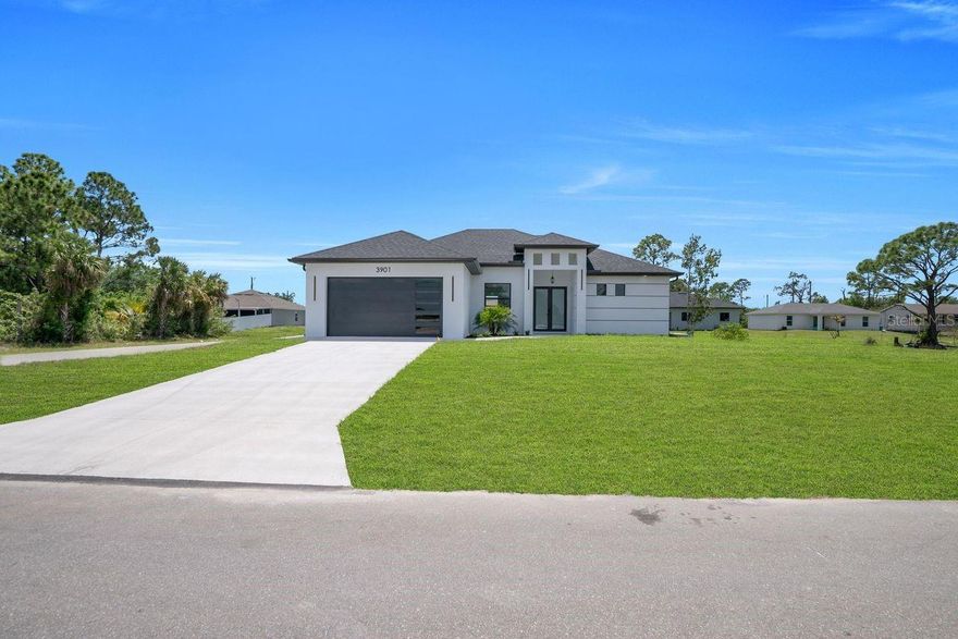 A Canvas of Possibility Awaits in Lehigh Acres. Nestled within the sun-drenched landscape of Southwest Florida, this captivating three-bedroom residence with a versatile den presents an extraordinary opportunity for discerning buyers seeking exceptional value without compromising on space or sophistication. Spanning an impressive sixteen hundred forty square feet of thoughtfully designed living space, this single-family sanctuary delivers the rare combination of generous proportions and refined finishes that transforms a house into a home of distinction. The den—that coveted fourth space—offers boundless possibilities, whether envisioned as a home office bathed in Florida sunshine, an intimate library for quiet contemplation, or an additional retreat for visiting loved ones. The residence commands attention with its dual bathroom configuration, ensuring both privacy and convenience for household members and guests alike. Throughout the interior, carefully selected finishes speak to quality craftsmanship, creating an atmosphere of understated elegance that welcomes customization to reflect your personal aesthetic vision. Perhaps most compelling is the substantial lot that accompanies this residence, a precious commodity in today's market. This generous parcel provides the foundation for outdoor entertaining, garden cultivation, or future expansion—a blank canvas upon which to paint your domestic dreams beneath the cerulean Florida sky. The surrounding neighborhood presents a compelling lifestyle proposition. Nature enthusiasts will appreciate proximity to Wild Turkey Strand Preserve, where pristine wilderness beckons exploration. Daily conveniences remain effortlessly accessible, with shopping destinations and educational institutions positioned within a comfortable radius, ensuring that metropolitan amenities complement rather than overwhelm the peaceful residential character. The residential single-family zoning designation preserves the tranquil ambiance of the community while protecting your investment in this burgeoning area of Lee County. For those who recognize that extraordinary value lies at the intersection of space, location, and potential, this residence extends an invitation worth answering. Schedule your private showing today and discover how this exceptional property might become the backdrop to your next chapter.