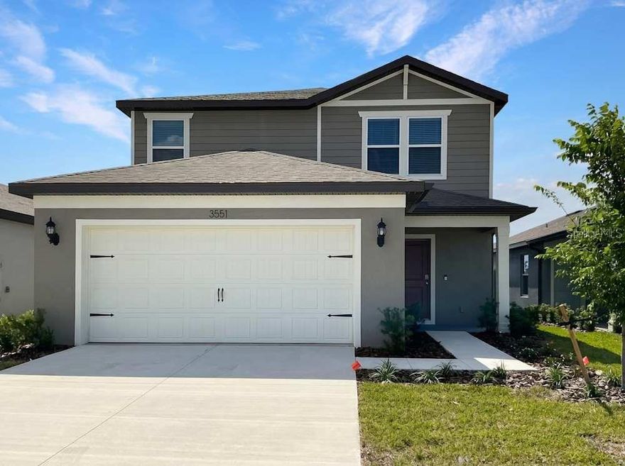 One or more photo(s) has been virtually staged. This home includes quality amenities, required resident services, Smart Home technology, and professional maintenance through ProCare®. Estimated total monthly payment is $2,676.00, which includes the base rent of $2,499.00 plus required resident services: Air Filter Delivery Fee ($9.95), Community Internet ($38), Landscaping Fee ($79), Smart Home with video doorbell ($40), and Utility Billing Service Fee ($9.95). Base rent may vary depending on the lease term selected. Please refer to the listing for a full price breakdown. Pricing and availability are subject to change and application approval. This home is located in Caldera, a planned community featuring newly constructed 3–4 bedroom homes with stainless steel appliances, quartz countertops, and kitchen islands. Residents benefit from a convenient location with access to major highways for travel to Tampa, Orlando, and Lakeland. Invitation Homes provides professionally managed rental properties that include Smart Home technology and private yards. Required resident services are part of the Lease Easy bundle and are billed monthly in addition to rent. Additional monthly fees may apply for pets and pools in accordance with community guidelines. Home Features and Amenities: Air Conditioning, Fenced Yard, Garage, Kitchen Island, Long Lease Terms, Open Floorplan, Patio, Pet Friendly, Primary Bedroom on Main, Quartz Countertops, Recessed Lighting, Single-Story Home, Smart Home System, Stainless Steel Appliances, Tile Flooring, Walk-In Closet, Washer/Dryer Hookups, and professional management by Invitation Homes.
