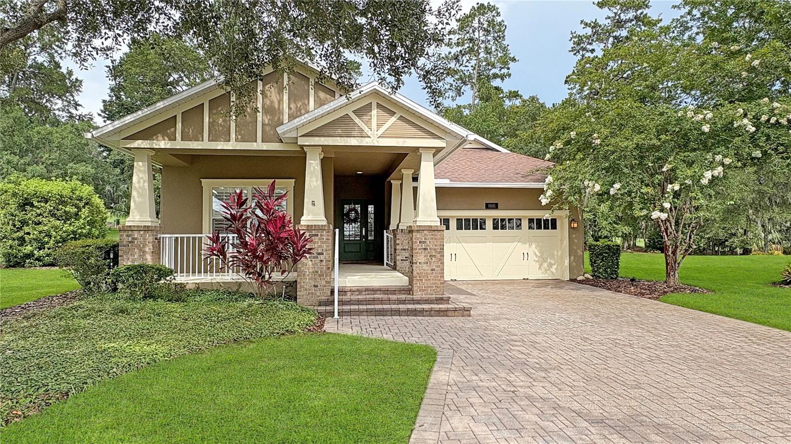 Welcome to this stunning property located within the prestigious gated Southern Hills Plantation community, renowned for its championship golf course designed by Pete Dye. Sitting at the end of a quiet cul-de-sac this elegant home boasts a spacious living area of 1,892 square feet combining both comfort and style. Upon entering you will immediately appreciate the high ceilings and the natural light that flows through the open layout. The remodeled gourmet kitchen is a standout feature showcasing exquisite quartz counter tops, ample cabinetry, and an inviting eat-in kitchen nook. The private separate dining space offers versatility for both casual and formal dining occasions. A large flex office space provides an option to function as a third bedroom accommodating various lifestyle needs. The large master suite is a true retreat complete with convenient access to the porch. Its has walk-in closets, and an en-suite bathroom that features double vanities, a garden tub, and a separate shower. Practical conveniences include a spacious inside laundry room and plantation shutters throughout adding to the home's refined atmosphere. Step outside to discover the inviting backyard setting—this property features a large screened porch and a sitting area with a gas fire pit perfect for enjoying tranquil evenings or entertaining while overlooking the 4th fairway, further enhanced by a wooded buffer that ensures added privacy. The .34-acre lot allows for ample outdoor enjoyment. Maintenance-free living is a significant advantage here as the community provides lawn care, irrigation, exterior painting, and some plant upkeep, alongside amenities such as Spectrum cable and internet. Additional features include a tankless water heater, water softener and filtration system and a multi-touch security system equipped with indoor and outdoor cameras. Residents enjoy unmatched community amenities including an Olympic-sized pool, tennis courts, pickleball facilities, a full gym, and a clubhouse with two excellent dining options. With an additional par-3 course, driving range, pro shop, and PGA pro instructors available, this community ranked among the top 50 residential golf communities in the U.S. Experience luxurious living in this exceptional residence at Southern Hills Plantation. Schedule your private tour today!