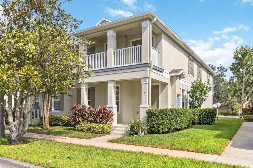 This fabulous 3 bedroom 2.5 bathroom condo is waiting for you.  Complete with a rear 2 car garage, new interior paint and luxury vinyl plank flooring you can move in to maintenance free living.  With NO CARPET and all tile on the first floor you will enjoy the covered front porch in this masterplanned walking community.  The kitchen has granite counters, stainless steel appliances, closet pantry and a breakfast bar.  It's open to the dining room which has plenty of light to creat an open airy dining experience.  The spacious living room has clear line of sight and has a great open layout.  Upstairs the master has it's own balcony, plenty of natural light and a walk in closet.  The master bathroom has dual sinks, garden tub and a separate stand up shower.