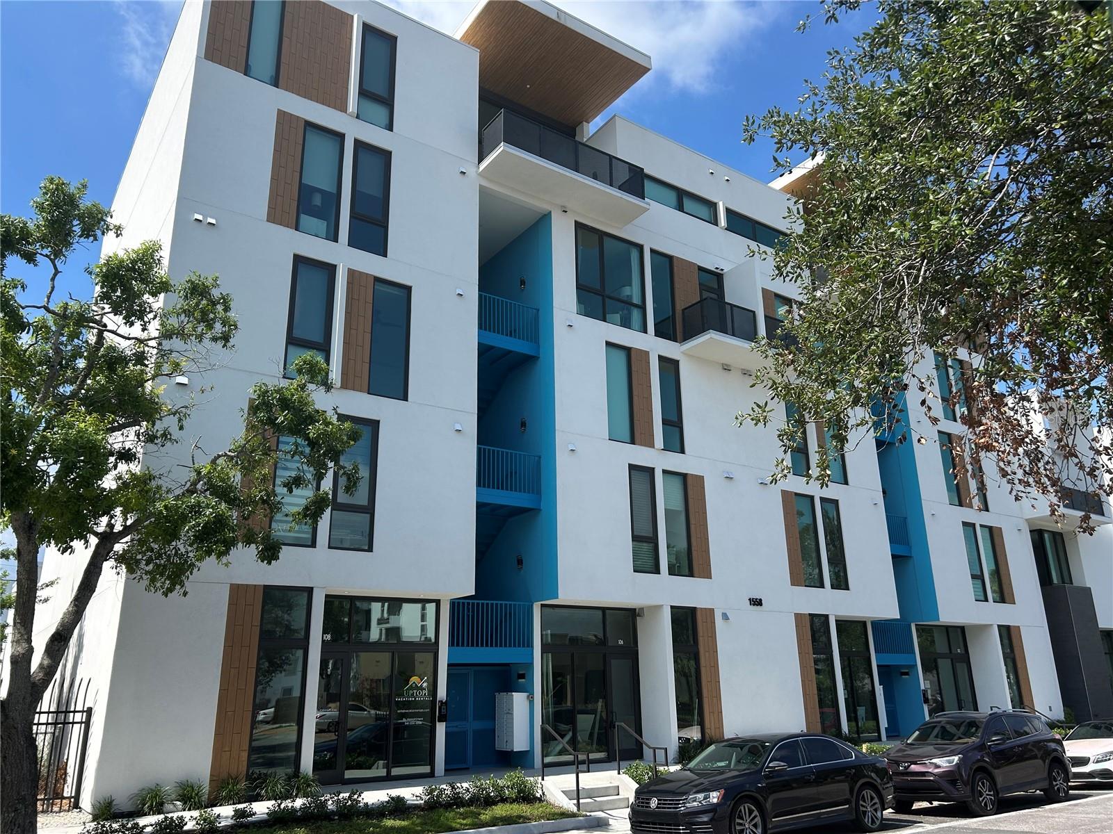 Zahrada 2 new condo complex that is turnkey furnished downtown Sarasota. This unit is so cute and decorated in chic style. This is a 3 month min for all rentals. This owner would do an annual rental at $3800 or a seasonal rental at $6200. Small pet will be considered with a $500 non refundable pet fee. The unit does come with 1 assigned under building parking, with a lot of outdoor parking on the street. This unit has a great outdoor open court yard for entertaining. Come enjoy the Sarasota downtown living at it best.