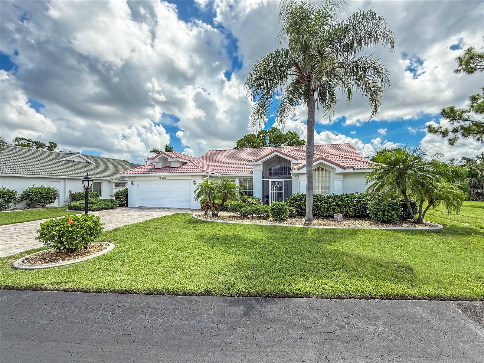 Welcome to the sought-after gated community of Burnt Store Marina, where resort living meets Florida charm! This 3 Beds / 2 Baths, Pool home is spacious and inviting with many great features. Home has been painted inside and exteriorly, Hurricane shutters for all windows and doors, Plantation Shutters and wood blinds, 80-gallon water heater, pool with a waterfall and is wired for a hot tub was put in place, solid surface counters and sold wood cabinetry with stone tile back-splash, glass cabinet doors for display, stainless steel appliances
Burnt Store Marina provides 27 holes of golfing, a pro shop, and a restaurant with country club activities. Enjoy fitness facilities, racquet sports (pickleball & tennis) and a pool club for a nominal membership fee. Walking, jogging, biking, and golf carting throughout the Marina are popular activities. Experience gorgeous sunsets over Charlotte Harbor, 525 Wet slips, and hundreds of boat storage cradles for boaters. Two waterfront restaurants and the Trading Post add to the Marina lifestyle. Buy into the Marina lifestyle today!
