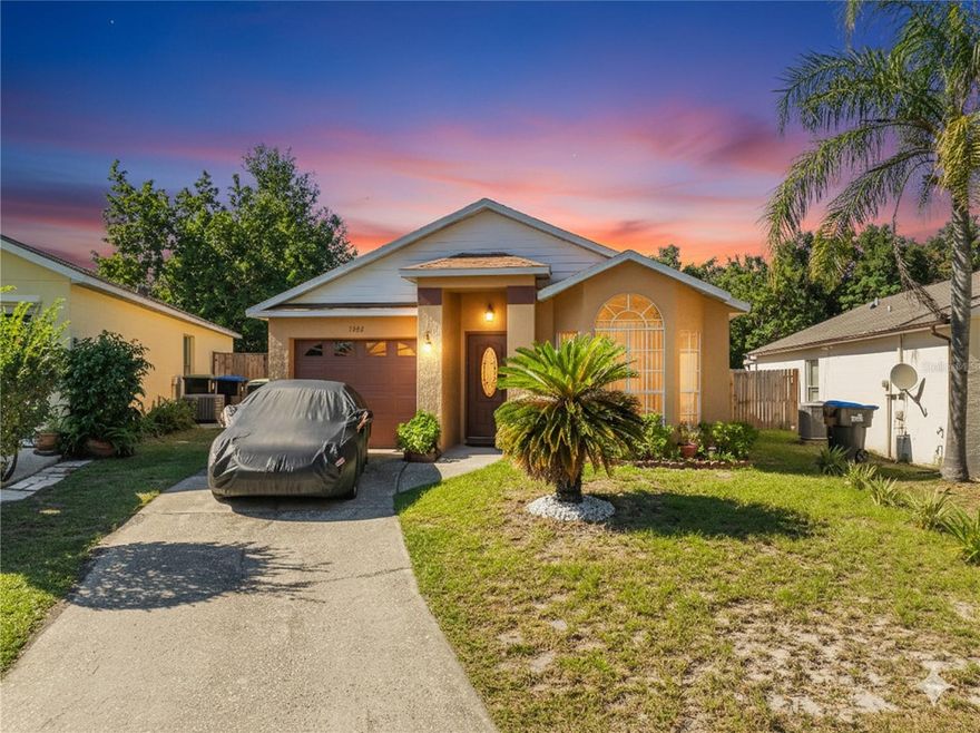 Under contract-accepting backup offers. Welcome to this charming 3-bedroom, 2-bath single-family home located in the quiet and centrally located community of Edgewater Shores in Orlando. This warm and inviting home offers a blend of comfort, character, and natural light throughout.

As you arrive, you’re welcomed by a beautifully maintained front yard with mature landscaping, a bright exterior, and great curb appeal. Step inside to find an open and functional layout featuring vaulted ceilings, large windows, and a cheerful, sun-filled atmosphere.

The kitchen is designed for everyday convenience, offering ample cabinet space, a modern stainless-steel refrigerator, and direct access to a cozy dining area framed by a large arched window that brings in natural light. The connected living and dining spaces create a smooth flow for daily living and entertaining.

Each room feels bright and comfortable, with tile flooring throughout the main areas for easy maintenance. The home’s layout feels open yet intimate, giving you a sense of both space and warmth.

Step outside to enjoy a spacious yard with room for gardening, outdoor seating, or future personalization. With no rear neighbors visible in the provided photos, the outdoor area feels private and peaceful, making it perfect for relaxing in the Florida sunshine.

Located just minutes from major roads, shopping, dining, parks, and schools, this home is ideal for those seeking convenience and comfort. Whether you’re a first-time buyer, downsizing, or seeking an investment property, this home is a fantastic opportunity in one of Orlando’s well-established neighborhoods.