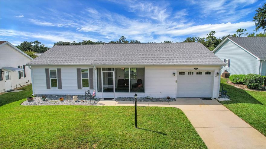 Welcome home to this charming 2 bedroom 2 bathroom gem in Pennbrooke Fairways.  This home offers the following:  New Roof (2024), HVAC (2016), Hot Water Heater (2025), newer windows, Newer sliding door, Vaulted Ceilings, hardwood floors and tile - no carpet!  The kitchen is adorned with white cabinets, stainless steel appliances, tile backsplash, white sink and breakfast nook.  The ensuite bathroom has a separate toilet and tub/shower room.  The guest bathroom, which has a walk in shower, opens to both the hall and guest bedroom. The front covered and screened porch is perfect for enjoying the outdoors.  Pennbrooke Fairways is a 55+ community with a low monthly HOA fee of $255.00 that includes cable, internet, lawn mowing, edging, boat & RV parking and storage! There is a 24-hour guarded security gate, pools, golf courses, restaurant, pro shop, and a grand hall. Need more to do….how about tennis courts, bocce ball, pickleball, cornhole, shuffleboard plus 2 rec centers with over 100 activities. Pennbrooke has something for everyone, the problem is trying to fit everything you want to do into your schedule!  Call today for your private showing!