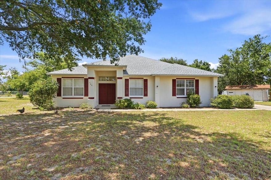 Under contract-accepting backup offers. Located in the charming community of Eagle Lake, this spacious 3-bedroom, 2-bath home offers 1,955 sq ft of living space on an oversized .63-acre lot. The floor plan features a private office, formal dining room, separate living room, family room, and an open kitchen with ample cabinet and counter space. Enjoy outdoor living with a screened-in pool and screened lanai, perfect for relaxing or entertaining. The large backyard provides plenty of space for outdoor activities, gardening, or future possibilities. Roof replaced approximately 2 years ago. Situated on a private street with limited traffic and conveniently located near a public playground. Schedule your private showing today.
*Buyer may receive a lender-paid 1-0 buydown through June 30 and an appraisal credit up to $600 when financing through the preferred lender.