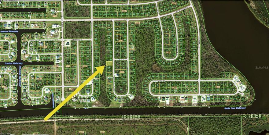 Vacant lot in Port Charlotte. Backs up to preserve for additional privacy.