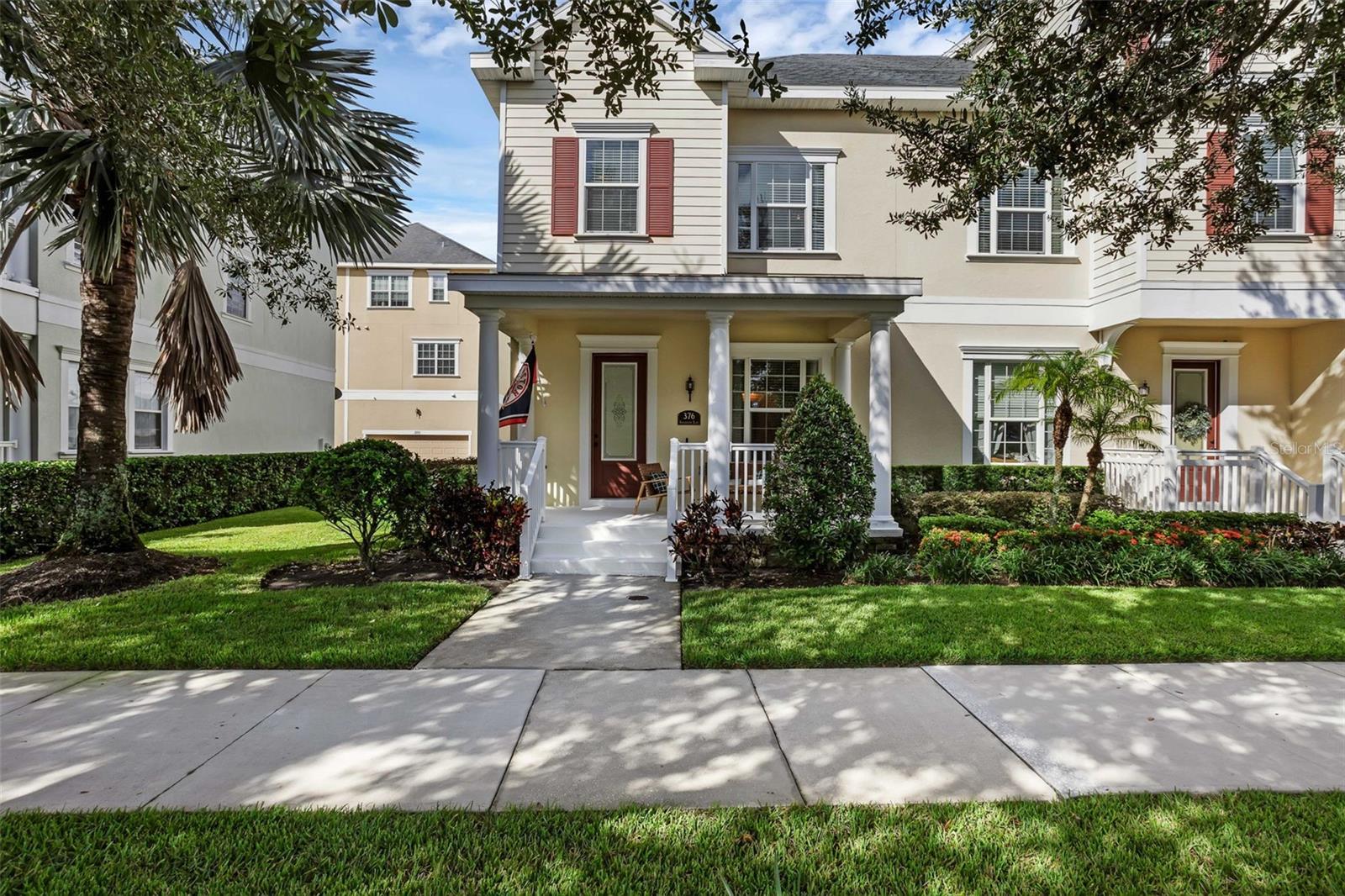 Welcome to this stunning 2 bedroom 2 bath corner-unit townhome in the highly desirable community of Jesup’s Reserve. Ideally situated near the Winter Springs Town Center, shopping, dining, and quick access to 417, this home offers both convenience and style.In close proxomity to the Cross Seminole Trail and Central Winds Park. Plus, you’re only about an hour from Florida’s world-famous beaches! Inside, you’ll find high ceilings, abundant natural light, and an open layout that feels both spacious and inviting. The kitchen is a chef’s delight, featuring stainless steel appliances, solid wood cabinets, and quartz countertops. Vinyl plank flooring flows seamlessly throughout, adding a modern and low-maintenance touch. The serene primary suite offers a peaceful retreat with its en suite bathroom and generous closet space. A second bedroom can be found on the first floor along with a full bath to provide comfort for family, guests, or a home office. With its unbeatable location, stylish finishes, and move-in-ready appeal, this Jesup’s Reserve townhome is a must-see!