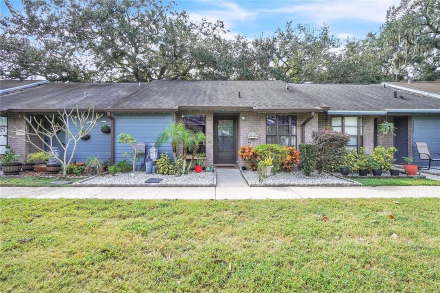 Welcome to this beautifully updated 2-bedroom, 2-bath townhouse in the highly desirable King Oak Villas community of Saint Cloud. Renovated in 2019, this home features a modern kitchen with upgraded cabinetry, countertops, and appliances, refreshed bathrooms, and updated flooring that brings a light and contemporary feel throughout. The single-story layout offers open living spaces filled with natural light, making it both functional and inviting. Step outside to enjoy your private patio and low-maintenance yard—perfect for relaxing or entertaining. Residents enjoy the benefits of a low HOA while being just minutes from shopping, dining, schools, and major roadways. With its stylish updates and convenient location, this home is ideal for first-time buyers, downsizers, or investors looking for a move-in ready opportunity.