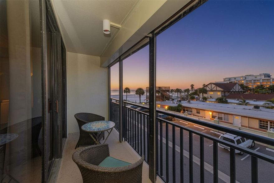 Located in the heart of St Pete Beach, just north of the Iconic Don Cesar Hotel and the Sunshine Skyway. This property has easy access to all of what Tampa Bay has to offer. 2 bedroom, 2 bath condo in the gated San SeaAir building has been tastefully updated and comes fully furnished. Beautiful beach views from one of three balconies. Gulf side heated pool. AC is 2021, Roof is 2021. Inside private storage locker and laundry room are on the same level as this beautiful condo. The Buildings Milestone Inspection has been completed. All storm damage has been remediated, all repairs completed. Building upgrade to the electrical system is currently underway. All Assessments have been paid. Come and take a look at affordable resort-style living on spectacular St Pete Beach!