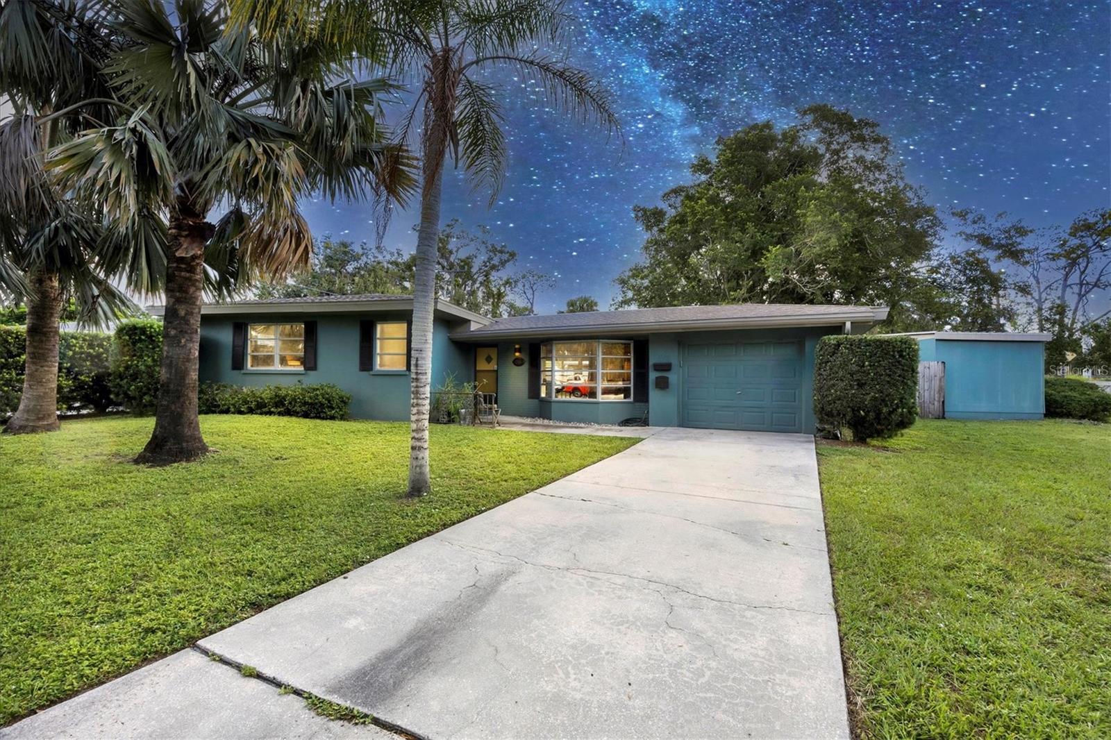 KENSINGTON PARK where we have NO HOA fees or restrictions but we are close to downtown Sarasota, UTC, SRQ, I-75 St. Armand's/Lido Beach! One of the largest and most popular floor plans in KP with 1662 S.F., 3 bedrooms, 2 bathrooms, large living room, dining room and a very large family room with mosaic tile flooring, the kitchen has been updated, large indoor laundry/utility room with washer/dryer and a newer hot water tank & a newer 200 AMP electric panel AND a new power pole, one car garage on an oversized 1/4 acre corner lot. The back yard has an almost new 6' high fence with concrete footings and there is a very nice shed with electric. The ROOF was replaced in 2021 & has a TRANSFERABLE WARRANTY plus this home has "The 3rd Nail" AND is located in an "X" flood zone SO...these details add up to very affordable property insurance rates...(the seller's insurance is $2400/year). Located across the street from a new park/playground Sarasota County is now finishing up construction on! There are No Deed Restrictions so bring your RV, boat, work car or work truck home...Plenty of parking! Priced to sell at $379,900!