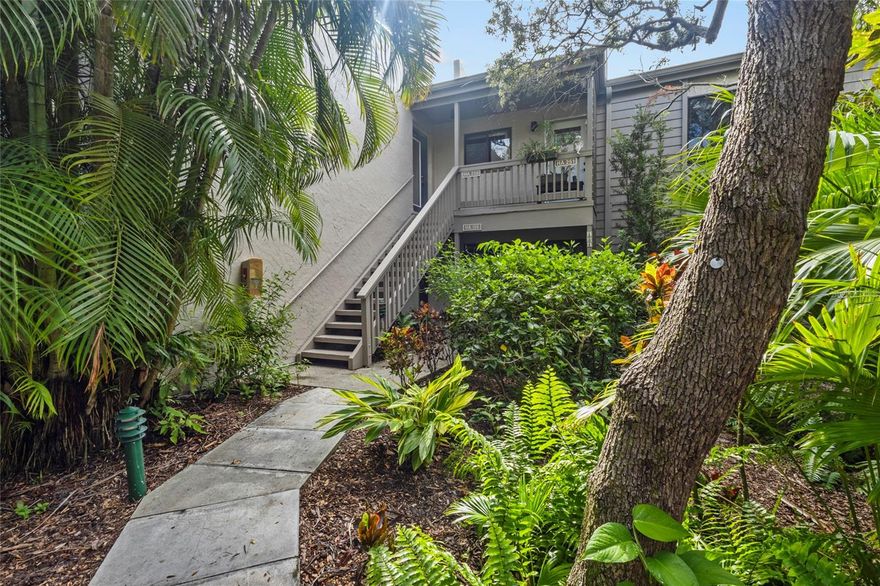 Welcome to this Clower Creek ground floor water view condo. Simply move-in and take in the tranquil Clower Creek setting and marvel at the birds and other wildlife.   This stunningly remodeled 1 bed/1 1/2 bath condo features generous open floor plan with a high-capacity AC system, Hurrican sliders on front and back windows as well as newly installed hurricane rated front door, new tankless on demand hot water heater, luxury vinyl flooring throughout, remodeled kitchen with all new cabinets, Samsung and Kitchen Aid appliances, recessed lighting and under counter lighting, quartz counter top and back splash. Electrical panel redone 2019.  Across the way is the private picturesque 87-boat slip harbor. Boat and kayak to Midnight Pass and have direct access to the gulf. Residents gain entry to the unique blend of natural habitats, miles of scenic trails, a fitness room, multiple heated pools and hot tub. There are six new pickleball courts and resurfaced tennis courts with active clubs for play. Many more recreational and cultural events are hosted year around. Robust live music, art and culture, and educational seminars are abundant in season. The community is also conveniently located with shopping and restaurants nearby. Siesta Key and downtown Sarasota are in very close proximity as well. You will love this phenomenal unit in this one-of-the-kind, gated, maintenance-free living community of Pelican Cove.