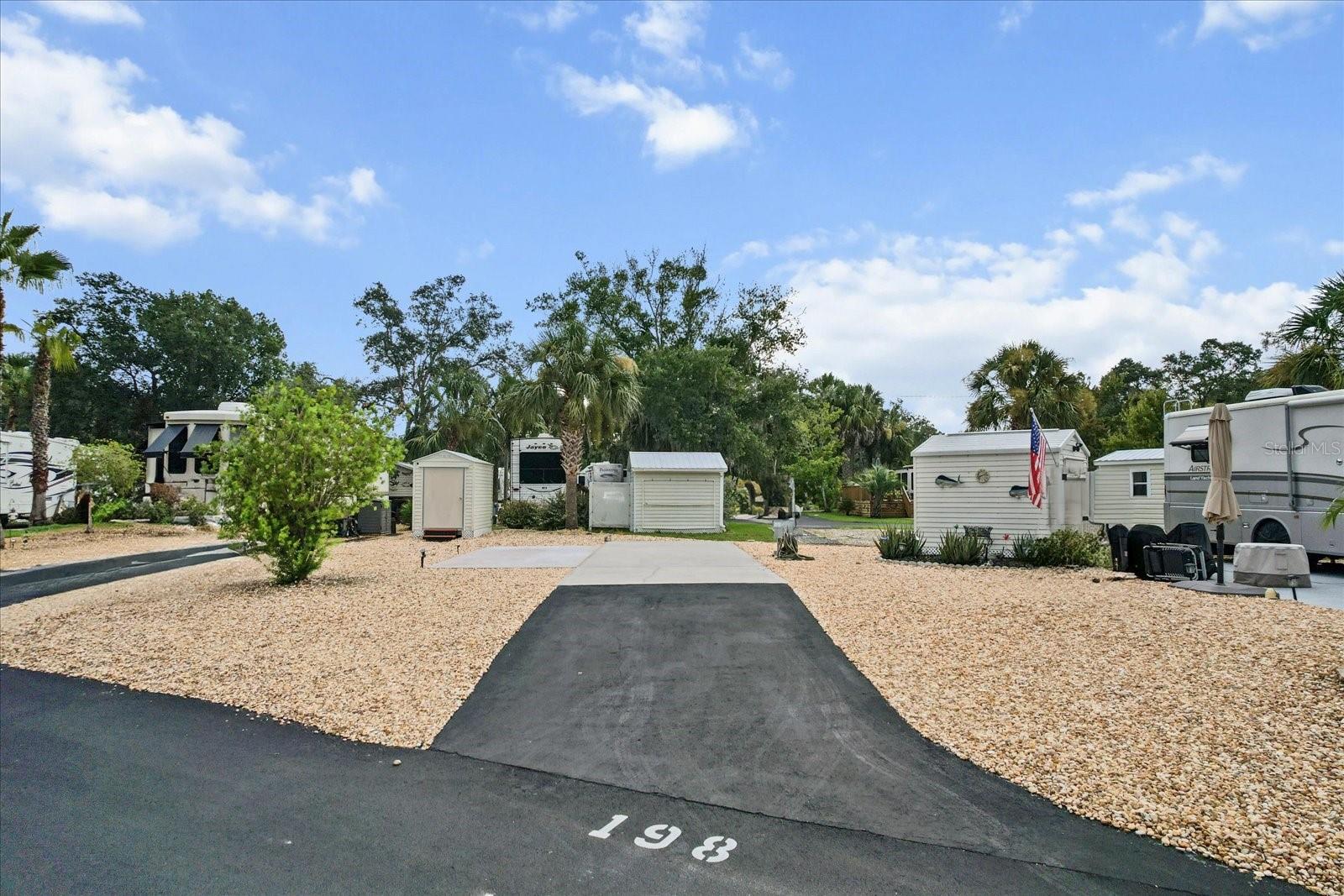 Own your own slice of paradise on Florida's beautiful Nature Coast! This premium RV lot is located in the sought-after Nature Coast Landings RV Resort, a gated, friendly and well-maintained community in Crystal River, just minutes from the Gulf of Mexico. Spacious, improved RV lot with full hookups. Concrete pad with patio area perfect for relaxing or entertaining. Storage shed with power included. Golf cart and pet friendly resort. Secure gated entry, clubhouse with pool, fitness center & social activities, laundry facilities, bathhouse, dog run & Wi-Fi! Private boat ramp & enjoy world class fishing, scalloping, boating and Kayaking/ Close tp restaurants. shopping and medical care. Properties in this community don't last long. Don't miss this opportunity to enjoy Florida RV resort living at its best!