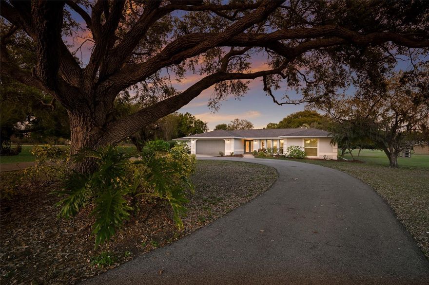 Quintessential multi-generational compound on five-plus acres in Sarasota, adjacent to Waterside at Lakewood Ranch! Designed with an adaptive living concept in mind, the primary structure features two fully independent three-bedroom, two-bath sunlit residences. Each home enjoys its private entrance, separate driveway and its two-car garage, allowing households to live side by side while maintaining independence. Whether accommodating extended family, long-term guests or providing a private residence for caregivers, the thoughtful layout offers exceptional versatility. At the heart of the property, a beautiful pool and expansive screened lanai create an inviting backdrop for a Florida indoor/outdoor lifestyle. This shared outdoor retreat is positioned so both residences enjoy easy access, making it a natural gathering place for family and guests alike. A dedicated pool bath adds convenience for swimmers and guests, keeping the indoor living areas pristine while enhancing seamless flow between indoor comfort and outdoor enjoyment. Expanding the living possibilities even further is an additional two-bedroom, two-bath barn dominium with one-car garage used as an Airbnb. This second-level apartment offers privacy with a light and airy vibe featuring an open plan kitchen/living area. The unique adjoining sunroom spanning the length of the unit would be ideal for a yoga studio, game room or added entertainment space. Unlock the potential of this versatile apartment as a guest retreat, income-producing rental, inspiring studio or private office suite. This five-plus acre homesite with no deed restrictions gives you the freedom to tailor the property to your personality. A large detached pole barn adds tremendous utility, providing ample space for farm animals, boats, RVs, equipment, hobbies or workshop use, ideal for those who need room to store, build or play. Buy with confidence knowing this home has been fully re-plumbed with modern PVC piping, replacing outdated lead pipes. Experience the balance of peaceful country living with an unbeatable location. Within minutes of restaurants, boutiques, farmers markets, parks, and year-round events at the vibrant waterfront district at Waterside Place in Lakewood Ranch and only a short drive to stunning beaches and renowned dining and cultural attractions of dynamic Sarasota. Whether you envision a private family compound, multi-generational retreat, income-producing opportunity or flexible live-work estate, this remarkable property offers the rare combination of space, freedom and location. Schedule your private showing today and experience the endless possibilities for yourself. Welcome home to 1516 Fox Creek Drive!