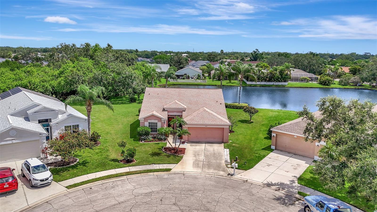 Tucked away at the end of a quiet cul-de-sac in Sabal Harbour, this 3-bedroom, 2-bath home sits on an oversized lot with incredible panoramic views of the lake and preserve. If privacy is what you’re after—this one delivers.
The open floor plan offers easy, comfortable living, and the interior was just freshly painted in July 2025, giving the whole space a clean, updated feel. Enjoy peaceful mornings or relaxing evenings from your screened lanai, where the water and preserve views steal the show. The roof was replaced in 2018, providing added peace of mind.
Sabal Harbour offers something for everyone, with amenities including a heated community pool, pickleball, tennis and basketball courts, and a playground. Located just minutes from shopping, dining, schools, and a short drive to the Gulf beaches—it’s the ideal mix of serenity and convenience.
This is one of the most private and picturesque lots in the neighborhood—don’t miss it.