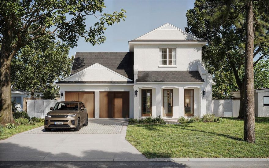 Under Construction. An architectural statement in the heart of Winter Park, this remarkable residence designed by renowned architect Gary Hancock is a masterclass in craftsmanship, architecture, and timeless elegance. From the moment you arrive, the home commands attention with a breathtaking façade defined by graceful archways and refined architectural symmetry. Every exterior line and material selection has been intentionally chosen to create a presence that feels both bold and enduring, setting this residence apart as something truly exceptional.
Inside, the home unfolds into a light-filled interior where design and livability coexist seamlessly. Ten-foot ceilings, level 5 drywall, and an abundance of expansive windows allow natural light to pour into every space, illuminating the impeccable finishes and creating an airy, sophisticated atmosphere throughout. Upgraded designer light fixtures add warmth and character, while the open-concept layout is anchored by a stunning living area centered around a refined fireplace, offering a natural gathering space that feels both intimate and grand. Flowing effortlessly from the living room, the dining area opens through elegant doors to the outdoor entertaining spaces, beautifully blending indoor and outdoor living. At the heart of the home, the chef’s kitchen is as visually striking as it is thoughtfully designed. Custom cabinetry with integrated LED under-lighting, sleek quartz countertops, a paneled refrigerator, and a premium induction range are complemented by a full suite of high-end stainless steel appliances, reflecting the builder’s uncompromising commitment to quality, performance, and clean modern design. The primary suite is a private retreat, highlighted by a spa-inspired bath with a freestanding soaking tub, an expansive walk-in shower, and a beautifully designed walk-in closet with direct access to the laundry room for effortless everyday living. Each secondary bedroom continues the theme of elevated design, offering generous proportions, abundant natural light, and elegantly appointed en-suite baths that ensure comfort and privacy for family and guests alike. Outdoors, the home reveals another level of thoughtful craftsmanship. A covered patio with a fully equipped summer kitchen overlooks a sparkling pool and expansive backyard, creating a setting equally suited for quiet evenings or lively gatherings. What truly defines this residence is the extraordinary level of craftsmanship throughout. No detail has been overlooked, no finish treated as an afterthought, and no design decision made without intention. This is a home that feels as impressive in its execution as it does in its presence.