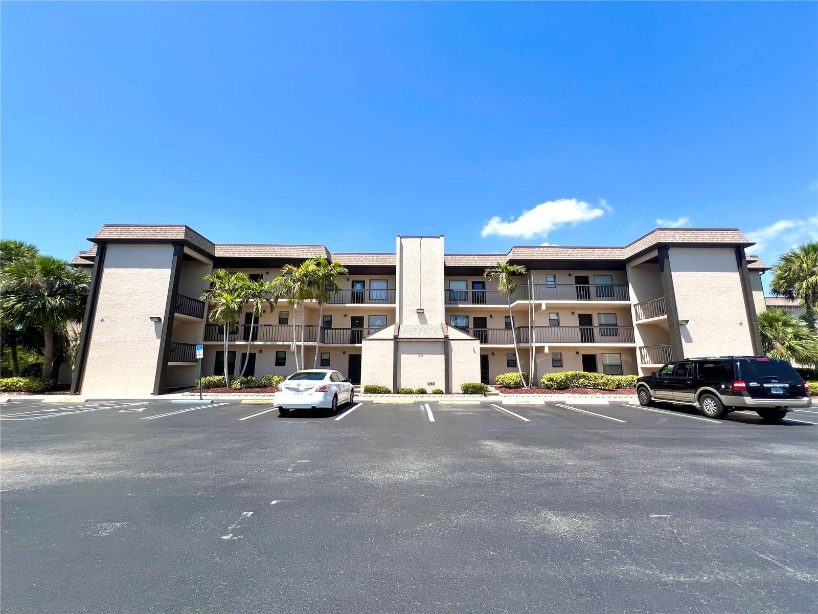 Welcome to Sandhill Pines, a vibrant 55+ community in the heart of Port Charlotte. This charming third-floor corner condo offers a fantastic blend of convenience and comfort. With elevator access, it’s easy to reach this unit, which boasts laminate flooring and an updated kitchen. The open floor plan creates a spacious and airy living area, perfect for both relaxing and entertaining. Inside the unit, you’ll find the added bonus of a stackable washer and dryer for ultimate convenience. Step outside to your private screened balcony, where you can unwind and enjoy the peaceful surroundings. A storage closet provides extra space for your belongings. The community itself offers fantastic amenities, including a tennis court and a refreshing pool, while the beautiful pond just beyond the condo adds a serene backdrop. Located just minutes from I-75, Englewood Beach, and Boca Grande Beach, this home offers easy access to all the best coastal living has to offer. Shops, restaurants, and other essentials are conveniently located nearby, making everyday life a breeze. Don’t miss your chance to call this lovely condo home—schedule your showing today and imagine your future in this wonderful community.