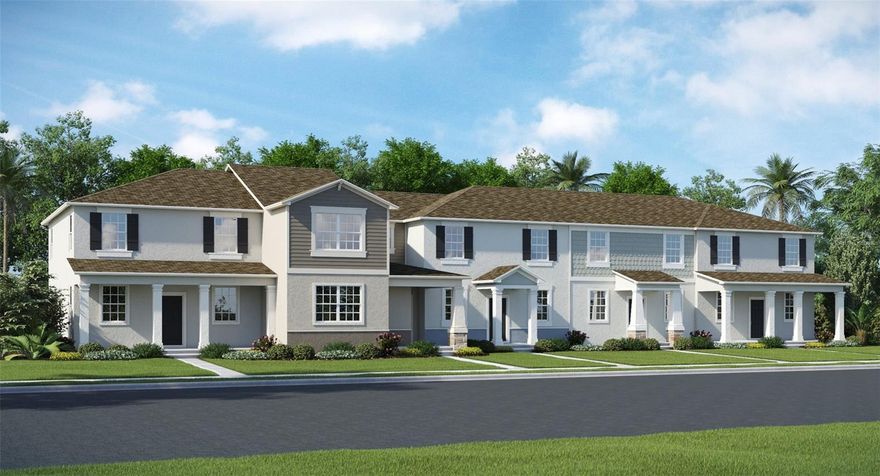 Under Construction. Welcome to the light & bright Landcaster! This elegant townhome covers two stories and includes three bedrooms, two and one-half bathrooms with a two-car rear load garage. The front door opens onto the spacious open concept combination living room and dining room. There is also a laundry room with washer and dryer and a fully equipped kitchen that leads to an beautiful patio. The luxurious upstairs master suite has a private bathroom and a roomy walk-in closet. Every home comes with Lennar’s Everything’s Included® promise, which includes all appliances as well as quartz countertops, blinds, and more in the price of your home. There are also home automation features such as keyless door locks and video doorbells in the Connected Home by Lennar®. Bridgewalk is one of the most anticipated new communities. At Bridgewalk, families can take advantage of the glorious resort-style swimming pool, extravagant clubhouse with a state of the art fitness center, playground, basketball & volleyball courts along with close proximity to Lake Ajay! What are you waiting for? Call and make an appt today.