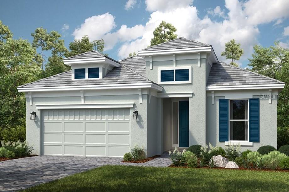 Under Construction. New Construction - August Completion! Built by Taylor Morrison, America's Most Trusted Homebuilder. Welcome to the Lazio at 5320 Orsello Street in Esplanade at Artisan Lakes! Experience resort-style living in the gated community of Esplanade at Artisan Lakes! Whether you’re looking for active recreation or a place to unwind, you’ll find it here. Take a refreshing dip or lounge by the resort-style pool, enjoy a friendly game of pickleball, tennis, or bocce ball, or join a workout at the fitness center. Stroll along scenic walking trails, gather around the firepit, and take in the peaceful lake views. There’s even a café and a dog park for your furry friend! Esplanade at Artisan Lakes is designed to elevate everyday living—come explore this vibrant community today! Enter through the front porch into the foyer, where a secondary bedroom with shared full bath and a study sit on one side. Across the hall, find another secondary bedroom with ensuite bath and the laundry room with entry to the 3-car garage. At the heart of the home, the open-concept kitchen flows seamlessly into the dining and great room. A casual dining area is just off the kitchen, with a lanai and extended outdoor living space just beyond. The tucked-away primary suite features a spa-inspired bath and large walk-in closet. Additional Highlights Include: 10' ceilings, casual dining extension, gourmet kitchen, double pocket doors at study, 8' doors, covered extended lanai, study in place of flex, and outdoor kitchen rough-in. Photos are for representative purposes only. MLS#TB8410089