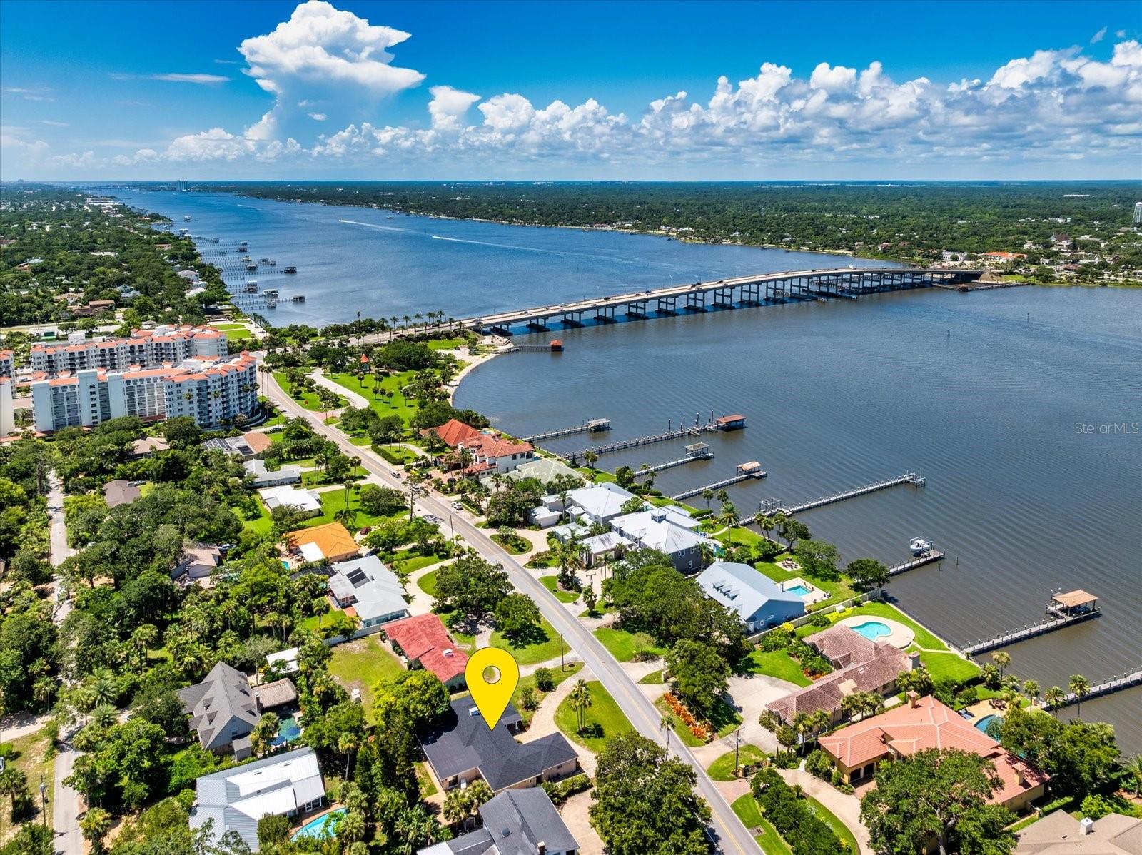 Just a block from the Intracoastal Waterway and a short distance to the ocean, this beautiful property offers the best of coastal living in a peaceful, sought-after location. On city water and sewer, not septic, you’ll enjoy peace of mind and convenience in one of Ormond Beach’s desirable areas. Newer roof & HVAC for peace of mind. This spacious residence boasts two inviting living areas and two charming fireplaces, adding warmth and character throughout. The expansive primary suite is a retreat, featuring its own wood-burning fireplace and enough space to create your private oasis. Whether you’re relaxing by the fire, enjoying the ocean breeze, or exploring nearby downtown Ormond Beach with its boutique shopping and vibrant restaurants, this home offers a blend of comfort, location and lifestyle.