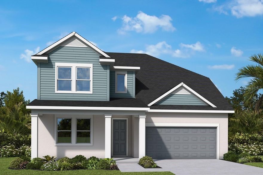 Under Construction. Introducing the Edie by David Weekley Homes—a spacious two-story home offering 3,061 square feet of well-designed living space with 5 bedrooms and 4.5 bathrooms, ideal for today’s lifestyle.

The gourmet kitchen serves as the centerpiece of the home, featuring quartz countertops, abundant cabinetry, and an open layout that connects seamlessly to the living and dining areas. Laminate flooring throughout the main living spaces adds both style and durability.

Enjoy Florida living on the extended lanai with sliding glass doors, perfect for relaxing or entertaining. Generously sized bedrooms provide flexibility, while the Owner’s Retreat offers a spa-inspired bath with a Super Shower. Eight-foot interior doors enhance the home’s open, upscale feel.
Experience life in Waterset, a premier master-planned community in Apollo Beach known for its resort-style amenities and vibrant atmosphere. Residents enjoy multiple pools, modern fitness centers, clubhouses, playgrounds, dog parks, and miles of scenic walking and biking trails, along with frequent community events and convenient access to Tampa, shopping, and dining.
Built by David Weekley Homes and backed by a 1-2-10 year warranty, this home delivers quality, comfort, and peace of mind in one of Apollo Beach’s most desirable communities.