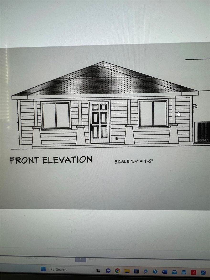 Pre-Construction. To be built. New 1/2 of a (one side) Duplex 3 bedrooms, 2 bathrooms with a flex/office/4th bedroom