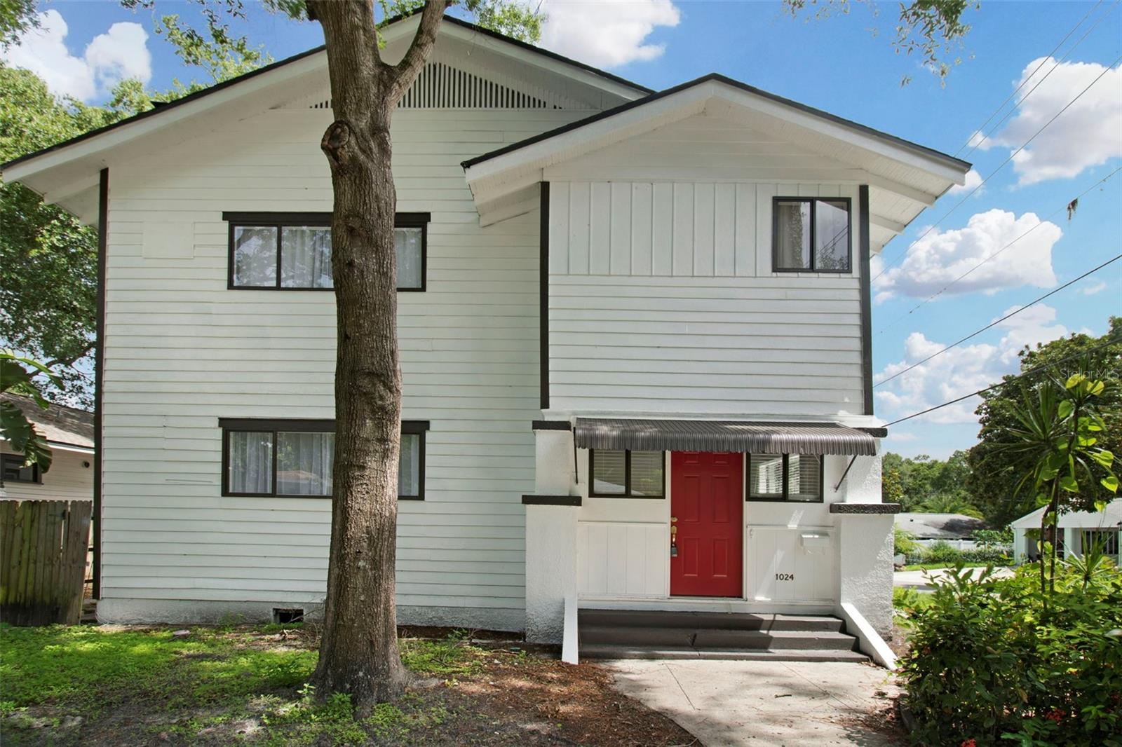 INCLUDES WATER AND INTERNET as well as WASHER AND DRYER (in the unit). This DOWNSTAIRS DUPLEX home has been COMPLETELY RENOVATED and has 2 beds and 2 baths plus a bonus room (potential 3rd bedroom) with a multiple private parking spots plus adequate street parking. There is a living room with french doors leading to a large dining area and even larger kitchen. Upgrades on the home include upgraded laminate flooring throughout, QUARTZ COUNTERTOPS and stainless-steel appliances in the kitchen. The bathrooms have also been completely remodeled. NEW ROOF, NEW HVAC, new electric, and new plumbing ensures a solid home. The location of the home is right off 41 hwy/ N Florida Ave with numerous commercial and restaurant options and is only 10-min from downtown Tampa. LESS THAN 10 MINUTES FROM University of South Florida AND the University of Tampa. The neighborhood is surrounded by refurbished homes and centrally located off downtown Tampa. Reach out to the agent for a showing before it's gone.