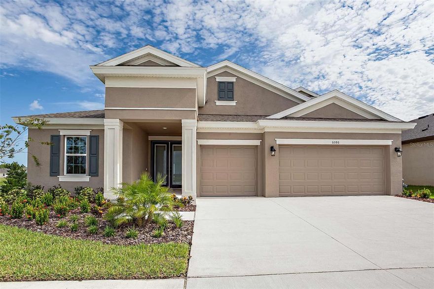 This home features our "Modern Farmhouse" Design Collection interior: Sonoma Stone cabinets, Ethereal Wht. Quartz counter-tops, Floorte Resolute Plus Silo Pine LVP flooring, and more. The Bayshore II offers easy living with an open floorplan, while still offering privacy for the owner's retreat and secondary bedrooms. Follow the wide foyer to the heart of the home—a combined grand room, deluxe kitchen and casual dining that blends to outdoor living with access to the large covered lanai. From the grand room, enter the owner’s retreat complete with dual walk-in closets and well-appointed master bath. Upstairs, a bonus room, bedroom and additional bathroom provide extra living space. Waterset, a 1,319-acre residential master-planned development in Apollo Beach, has a vibrant, home-town community feel! The character of the neighborhoods is enhanced by thoughtfully designed pedestrian areas, open green spaces, swimming pools, a splash pad, dog park, ponds, and conservation! Images shown are for illustrative purposes only and may differ from actual home. Completion date subject to change.