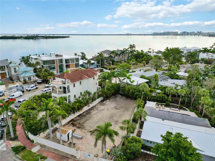 Seize a rare opportunity to own and build on Sarasota’s iconic St. Armands Key. Just steps from the boutiques and dining of St. Armands Circle and the white sands of Lido Beach, this 7,657 sq. ft. homesite (RSF-2 zoning) has been fully prepped and is truly ready to go. The sellers have already invested the time and resources: demo has been permitted and completed, the lot is cleared, utilities are available, and preliminary architectural site plans are included.

Adding to this turnkey advantage, FL licensed Sarasota-based Certified General Contractor, Coral Cove Construction, Inc. is aligned and ready to begin your new project, if desired. For a buyer, this removes one of the hardest hurdles in today’s market—securing a trusted GC with availability. Whether moving forward with the included coastal luxury design or creating something entirely custom, the path to construction is streamlined from day one.

Surrounded by new construction homes commanding $4M–$6M+, this parcel is competitively positioned at $1.295M. For the developer, the ROI math is compelling: plans in place, CGC aligned, and seasonal demand building as feeder markets flow into Sarasota. For the retail buyer, it is a chance to create a dream home in a neighborhood where lifestyle and legacy meet—walking distance to the Circle, the beach, and the unmatched energy of Sarasota’s waterfront living.

This is more than land—it’s a build-ready, shovel-ready opportunity to deliver your vision on one of Florida’s most iconic Keys.