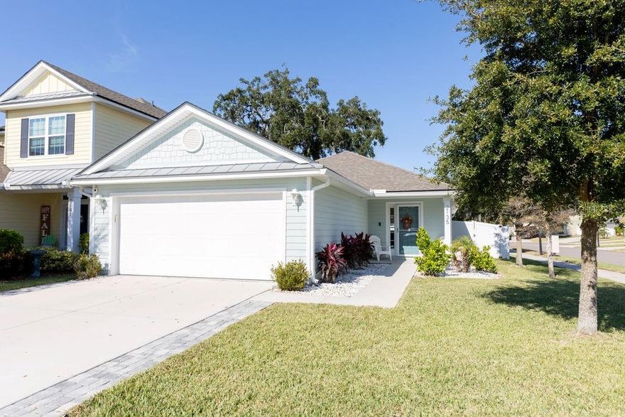 Welcome to this beautiful 3-bedroom, 2-bathroom, 2 car garage home perfectly situated on a spacious corner lot in the highly sought after gated community of Coastal Oaks in Atlantic Beach. With 1,433 square feet of thoughtfully designed living space, this home blends coastal charm with contemporary upgrades. Step inside to find luxury vinyl plank flooring throughout, offering both style and durability. The open-concept living area flows seamlessly into the modern kitchen and dining area. Ideal for everyday living and entertaining alike. Custom-built closets and pantry, providing ample storage and a touch of craftsmanship. The primary suite offers a peaceful retreat complete with a private en suite bath. Outside, you’ll find a fenced backyard with an eye catching 2 tier paver patio that is perfect for outdoor dining or relaxing evenings under the stars. The extended paver driveway adds both functionality and curb appeal, enhancing this home’s striking corner-lot presence. Located within a secure, gated neighborhood, residents enjoy peace of mind.  You’re just a short, bicycle or car ride  from the best shopping, dining, and beaches Atlantic Beach has to offer. All information is intended to be accurate, however not guaranteed.