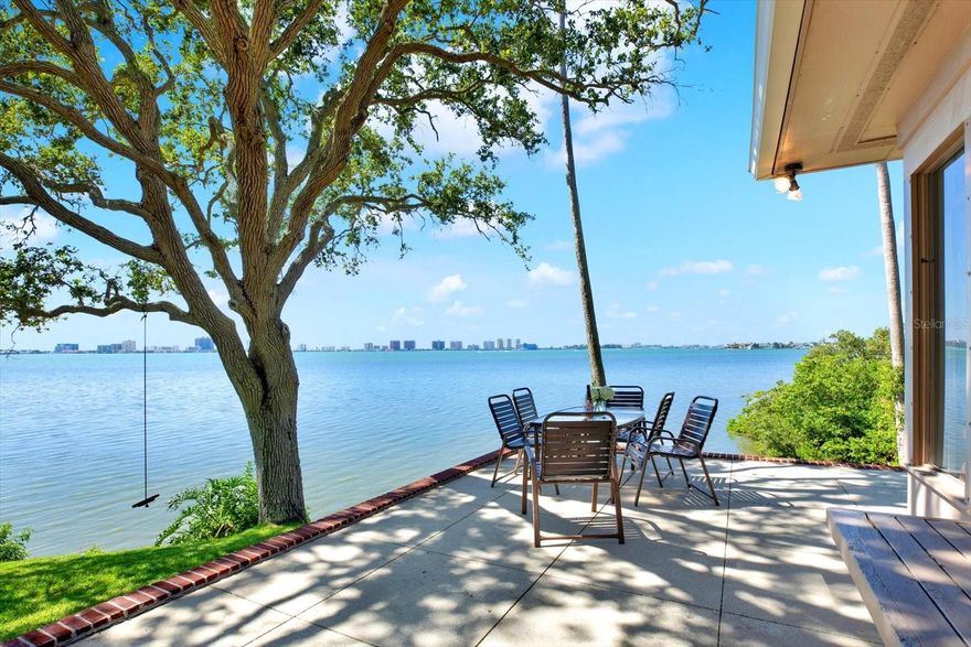 Bay-Front Home in Belleair on Rare Coastal Bluff – Waterfront views extending to
Florida’s Gulf Coast!

One of a handful of homes nestled on a private gate-able drive offering extraordinary
privacy, this classic one-story waterfront beauty sits 14 feet atop a natural bluff
overlooking Clearwater Bay. Waterfront - no flooding in 40-years ownership! Abundant
windows frame mature trees and fill the home with natural light. Breath-taking views
bring outdoors in, a seamless connection to surrounding natural beauty. Nearly 3000
SF, concrete construction, three bedrooms, three full and one half-bath, storage galore,
living room with beautiful natural fireplace, huge dining room. Bright and spacious
open-concept home perfect for entertaining. Air-conditioned terrazzo sunroom opens to
patio deck with unique water views you must see to believe. Perfect for relaxing or
entertaining, cooled by bay breezes, enjoying panoramic water views, stunning sunsets
and entertaining wildlife...dolphins, otters, eagles and more. 720 SF basement(so rare
in Florida!) with endless possibilities; playroom, gym, storage, man cave, etc. Riparian
rights ensure continued enjoyment of a myriad of water activities from your own
backyard including kayaking, fishing, paddleboarding and more, perhaps your own
dock! Bordered to the south by green space and to the north by more than five acres of
water-front park land, this property provides a rare level of privacy and seclusion. Enjoy
peaceful walks along the water, surrounded by a symphony of bird songs beneath a
canopy of majestic oaks. Belleair offers a small-town atmosphere with sophisticated
conveniences … quality restaurants and shopping, town recreation center and
prestigious Pelican and Belleair Country Club are within two miles, and Florida’s stunning Gulf Coast beaches are just minutes away. Belleair’s long history, civic pride
and year-round community events make it one of Tampa Bays most sought-after
neighborhoods. All this and just thirty minutes from TPA.

Don’t miss this opportunity to own an incredibly unique piece of paradise.