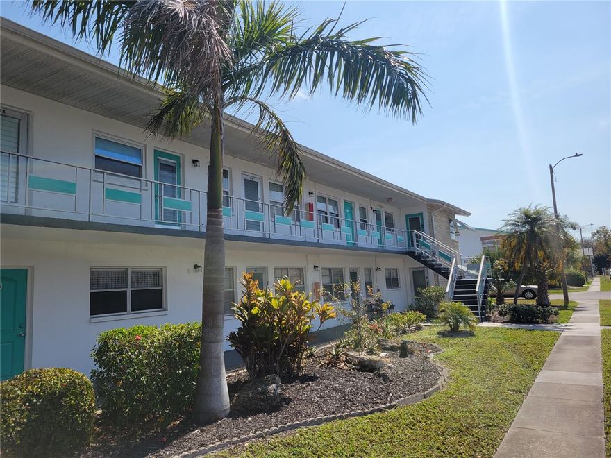 Bright & Inviting 1-Bed/1-Bath Condo in Prime St. Petersburg Location!
This charming second-floor condo perfectly blends comfort, style, and convenience. Nestled in a NO flood zone, this well-maintained unit offers peace of mind and a vibrant Florida lifestyle just minutes from everything you love.  Step inside to find a welcoming living and dining area with service window access to the kitchen, featuring beautiful wood laminate flooring and ceiling fans that keep things cool and comfortable year-round. The bedroom and bathroom feature durable tile floors, adding both elegance and ease of maintenance. The bonus sunroom—with bright tile flooring—offers the perfect retreat for your morning coffee, a cozy reading nook, or even a small home office.  Location is everything—and here, you’re close to it all! Enjoy nature walks and birdwatching just 1.2 miles away at Sawgrass Park, or head into Downtown St. Petersburg—only 5.6 miles away—to explore an amazing array of restaurants, bars, museums, and waterfront attractions.  Only a short commute to Clearwater, Tampa and Tampa International Airport.  Every detail has been designed for easy living, making this home move-in ready. Whether you’re seeking your first home, a seasonal escape, or a low-maintenance investment, this condo delivers value, convenience, and Florida charm in one package.  Your chance to be a part of this vibrant 55+ community with club house, library, swimming pool, shuffleboard, horseshoes, group activities and low monthly fees await!  
No leasing. Service animals and emotional support allowed with proper paperwork.